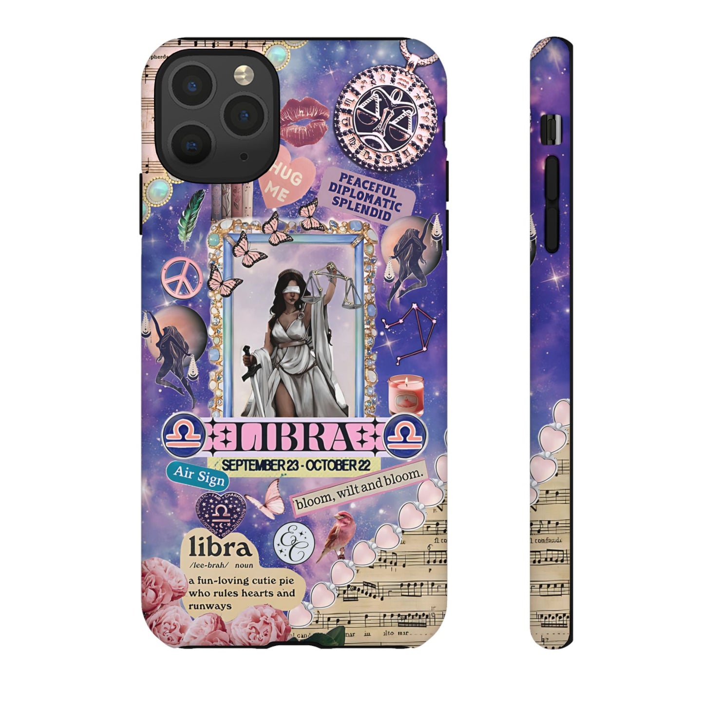 Libra Zodiac Star Sign Tough Phone Case
