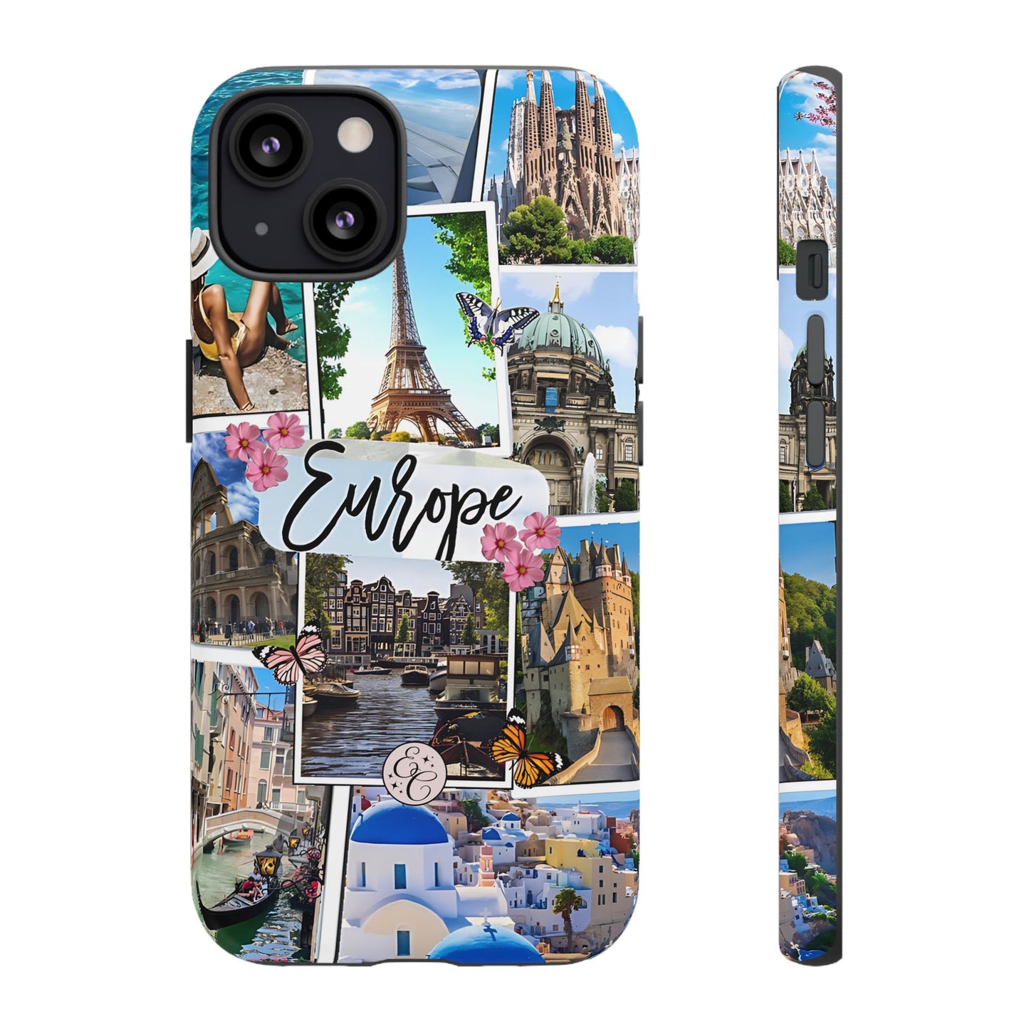 Europe Travel Collage Tough Phone Case