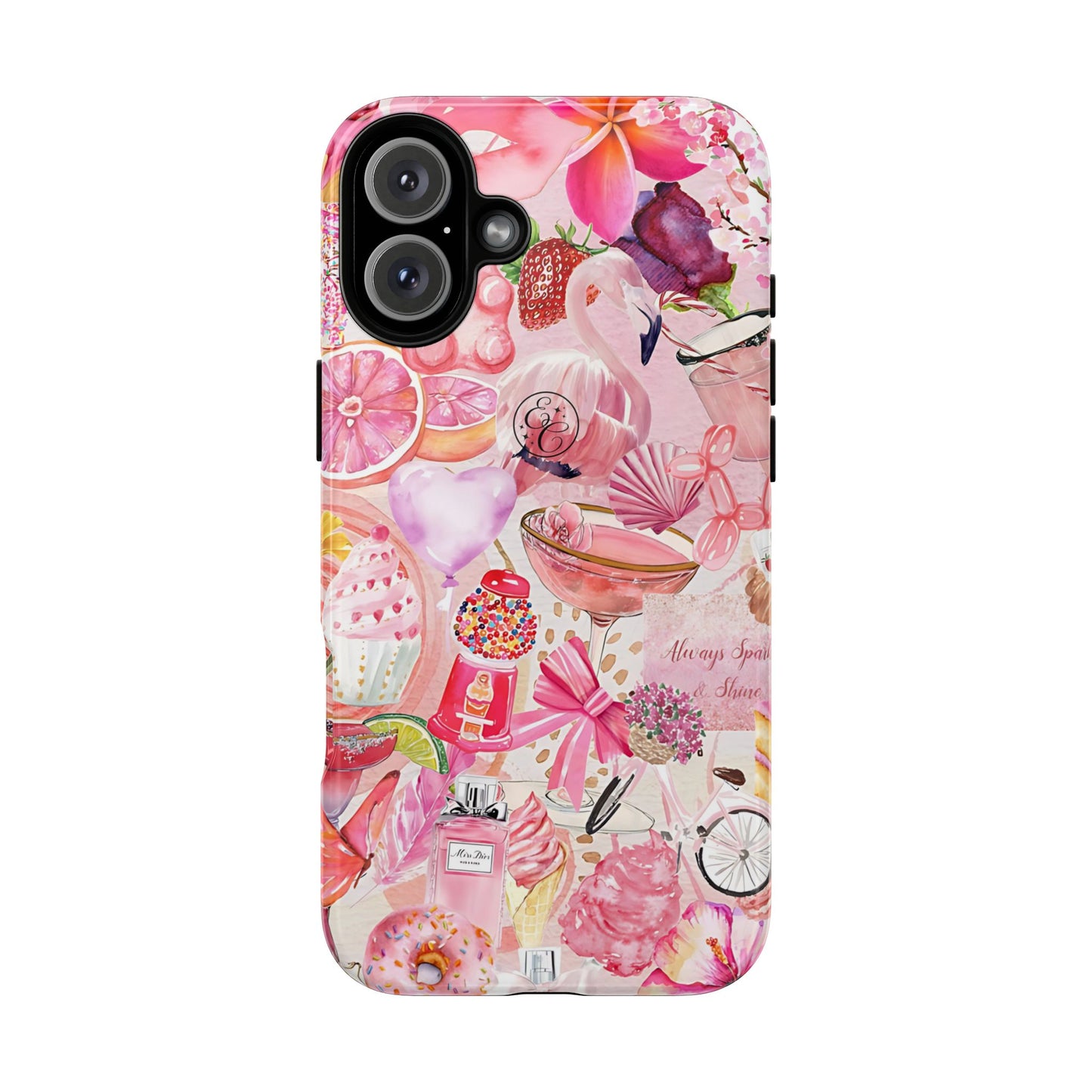 Pink Collage Tough Phone Case