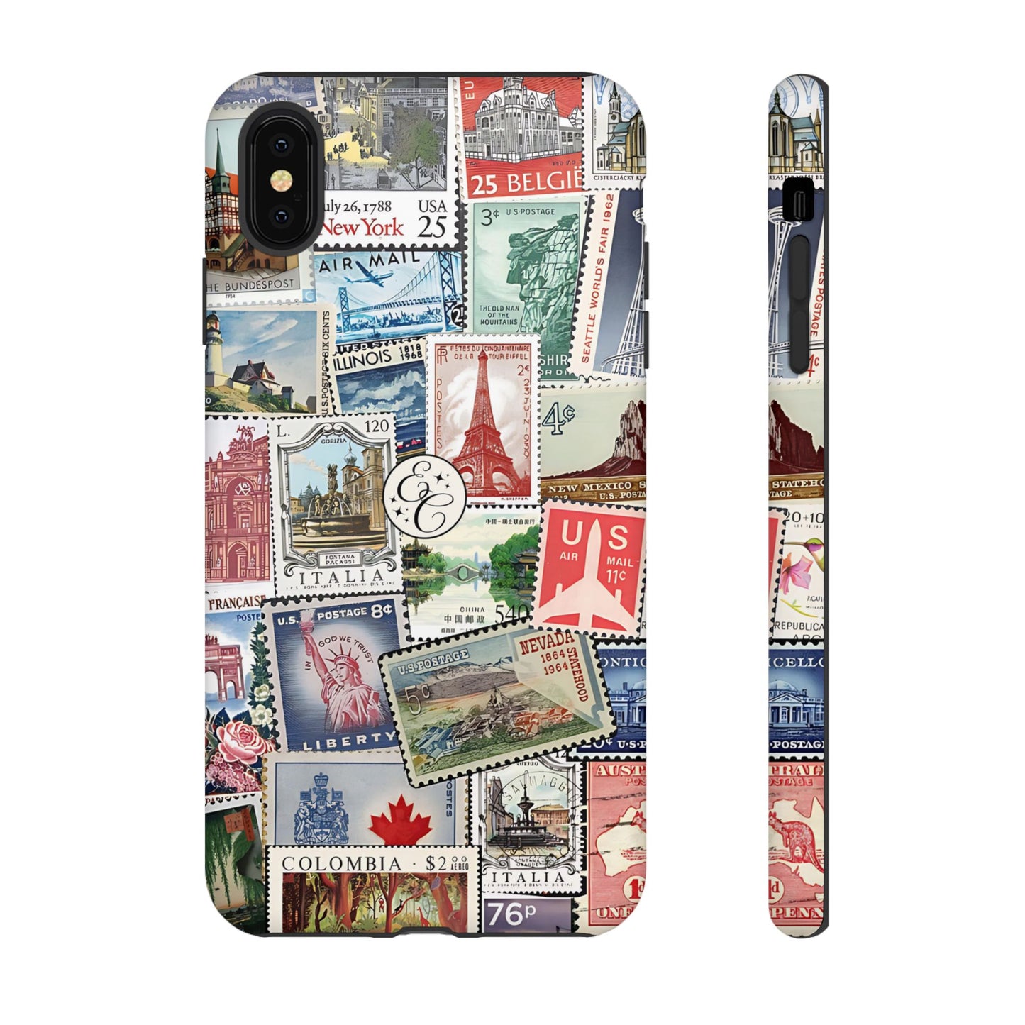Vintage Stamp Collection Tough Phone Case