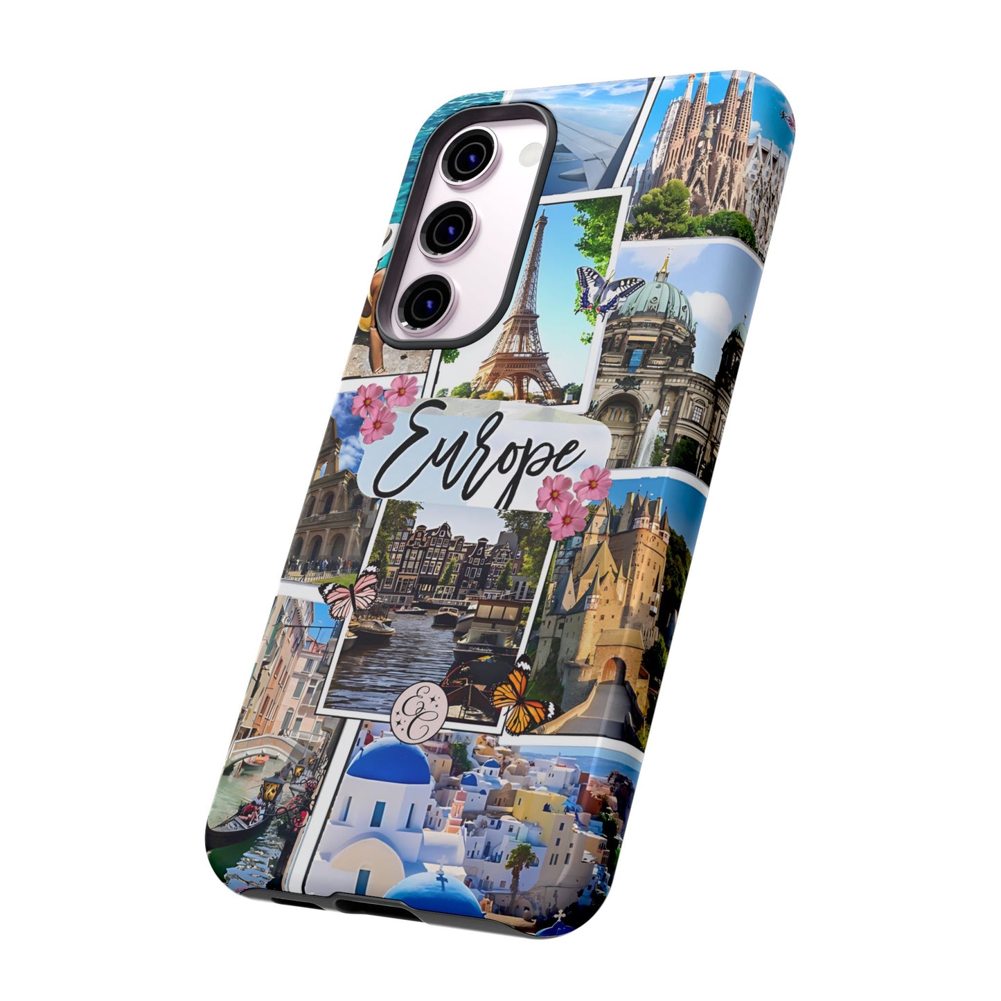 Europe Travel Collage Tough Phone Case