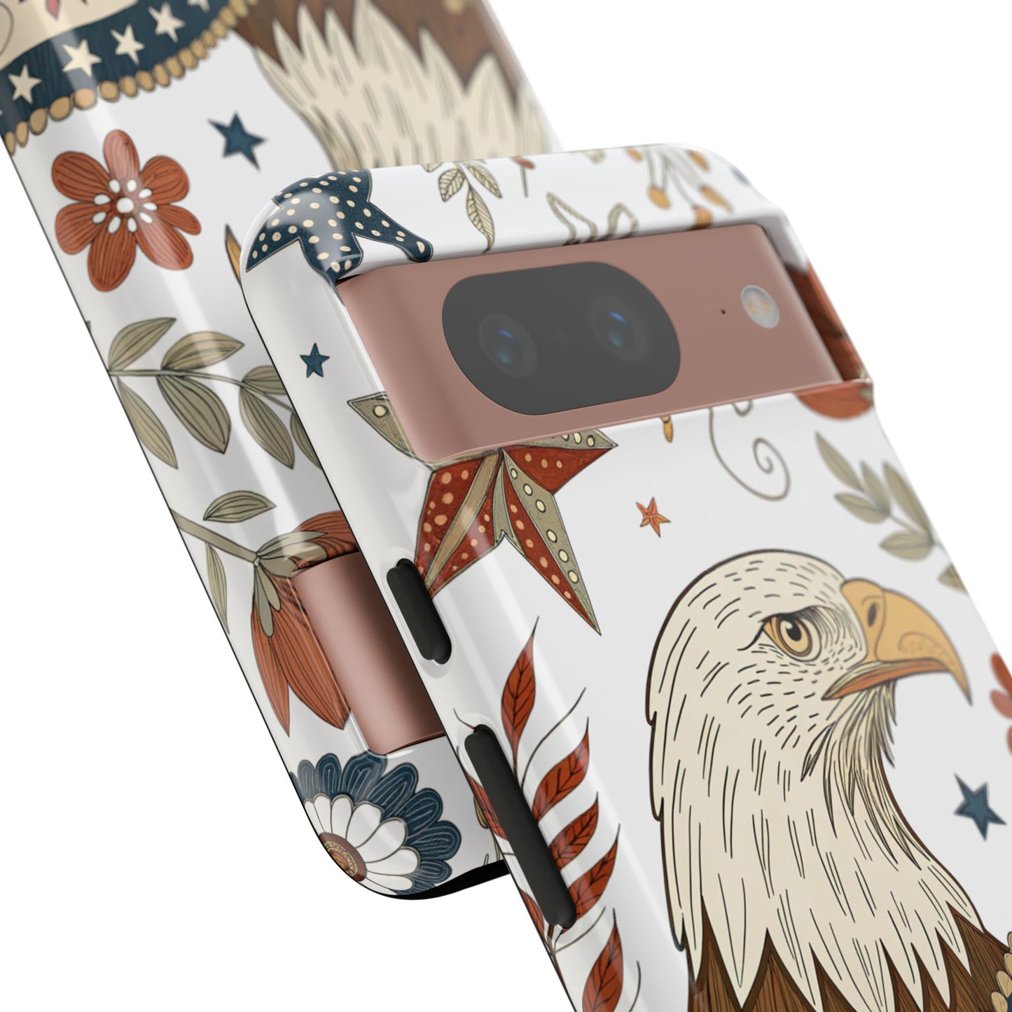 Boho Patriotic Eagle Tough Phone Case