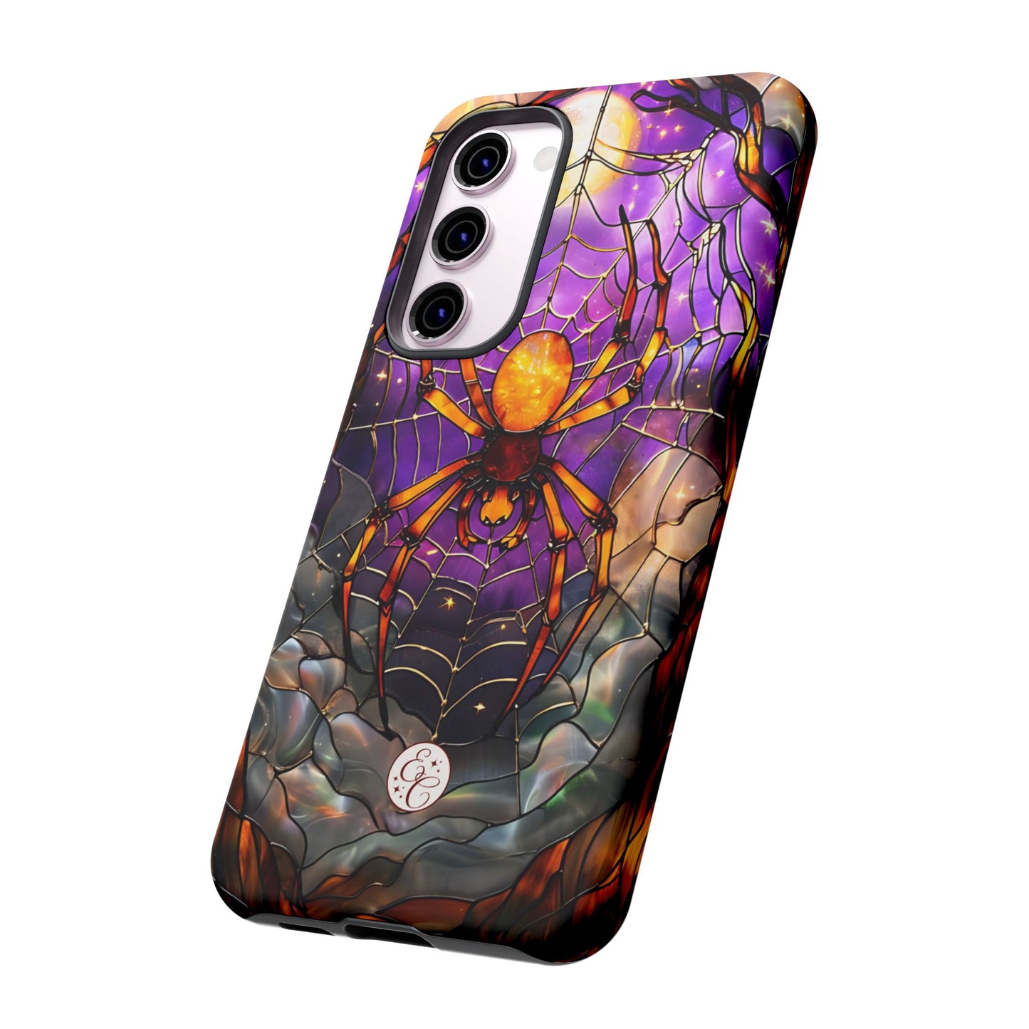 Stained Glass Spider Tough Phone Case