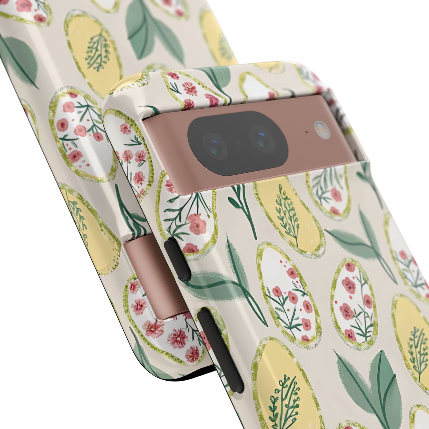 Floral Easter Egg Pattern Tough Phone Case