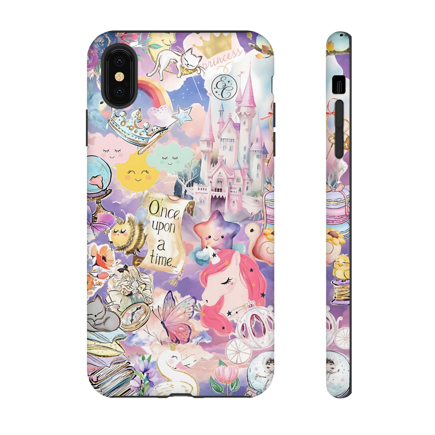 Whimsical Fairytale Collage Tough Phone Case