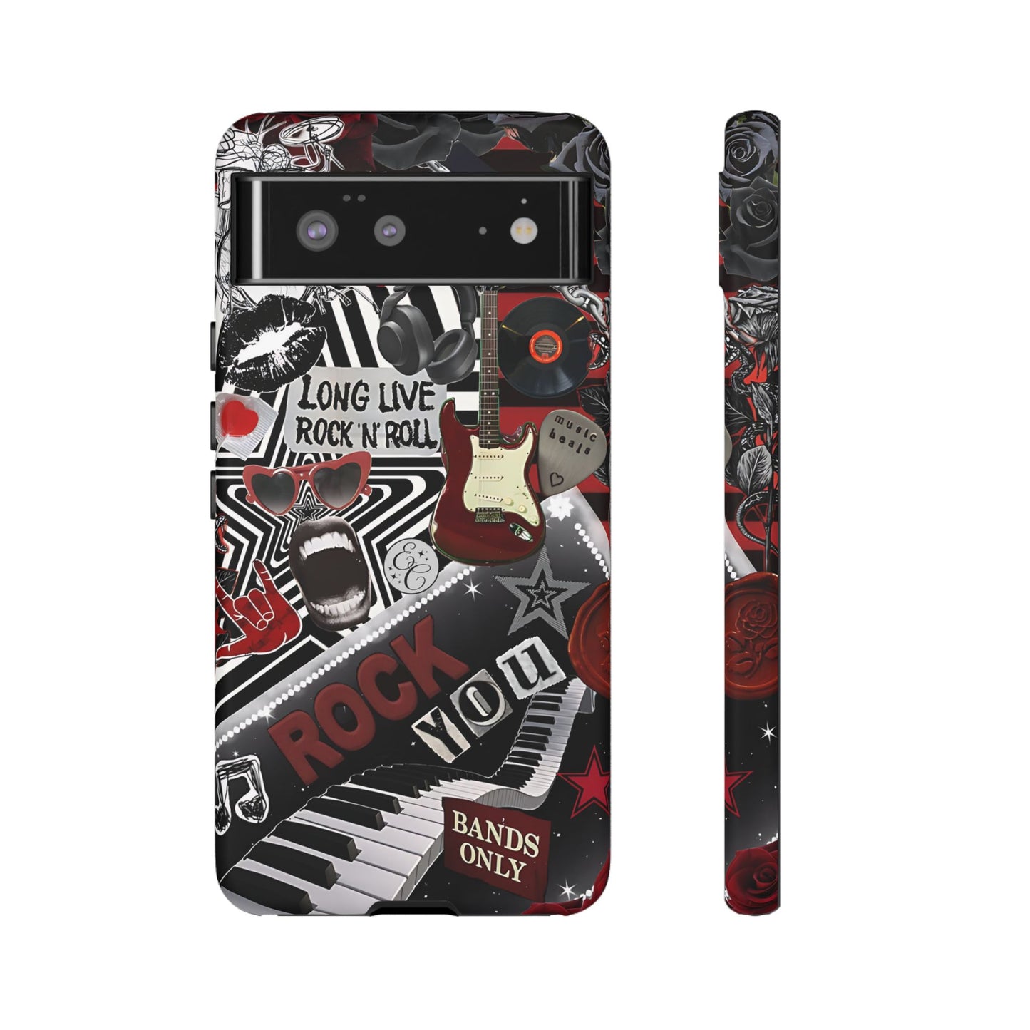 Rock and Roll Collage Tough Phone Case