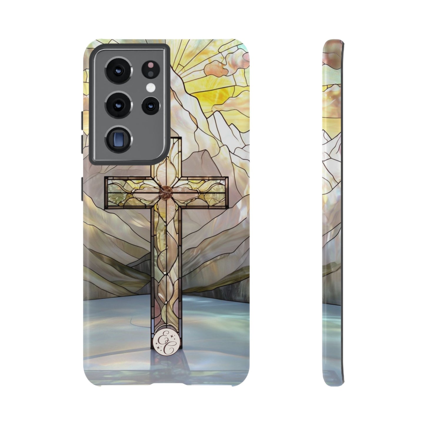 Stained Glass Cross Tough Phone Case