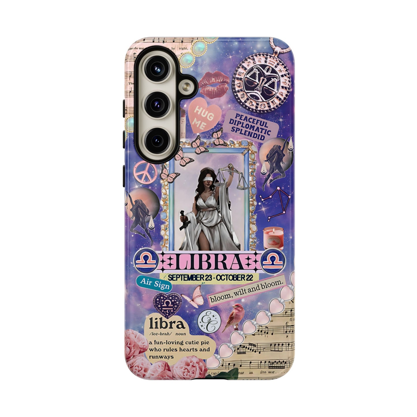 Libra Zodiac Star Sign Tough Phone Case