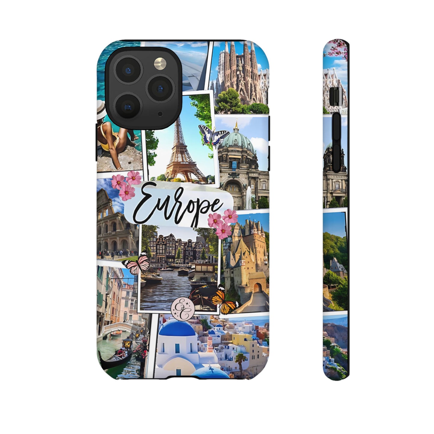 Europe Travel Collage Tough Phone Case