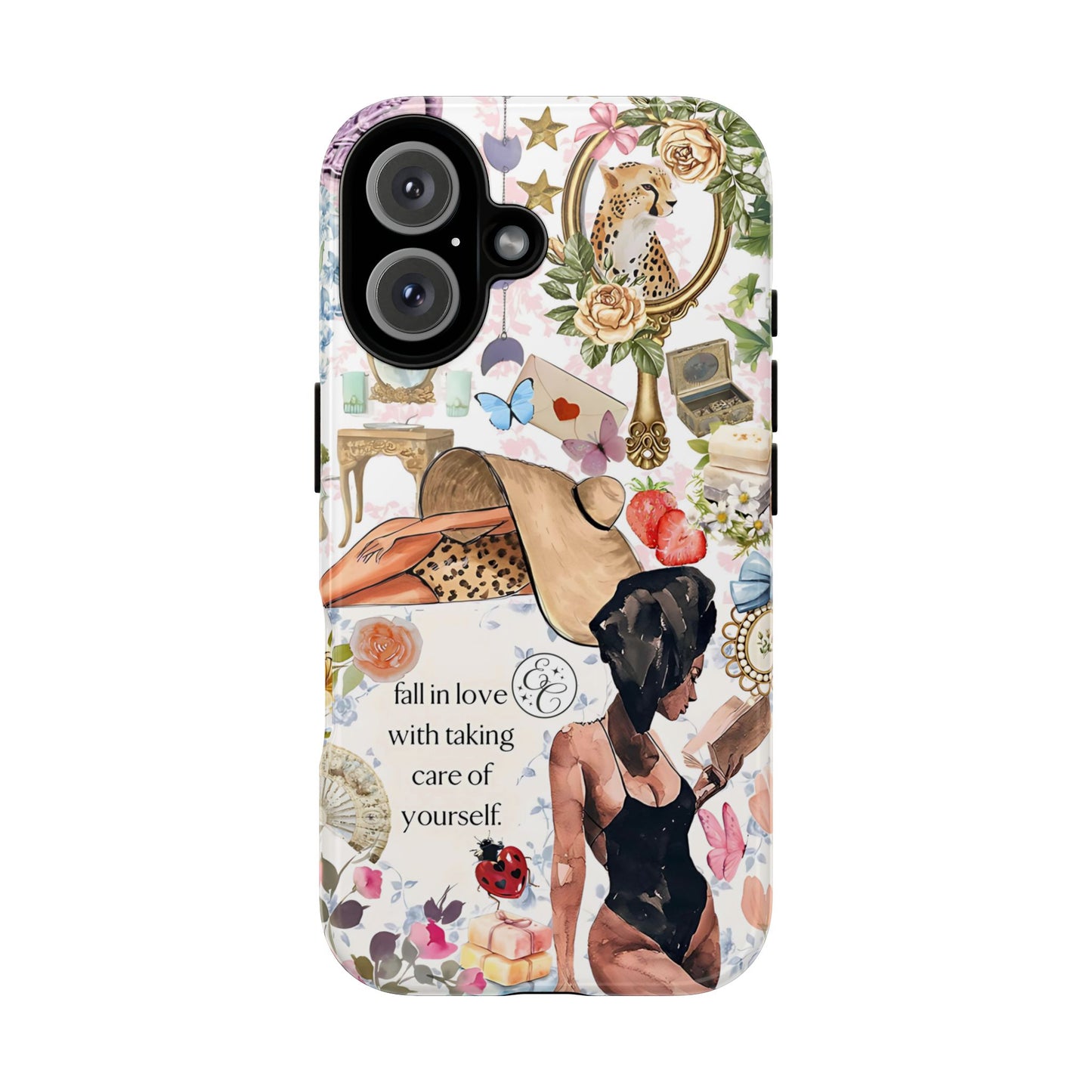 Aesthetic Coquette Collage Tough Phone Case