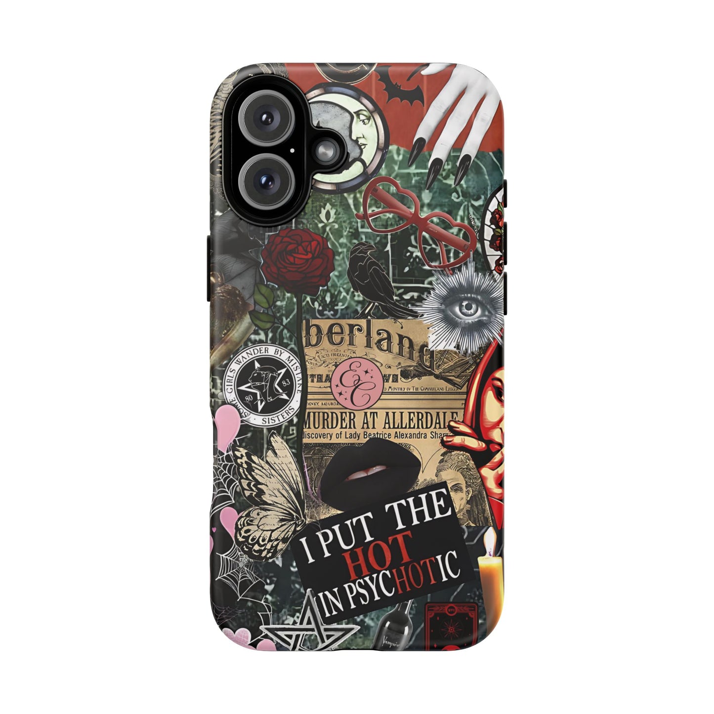 Gothic Collage Tough Phone Case