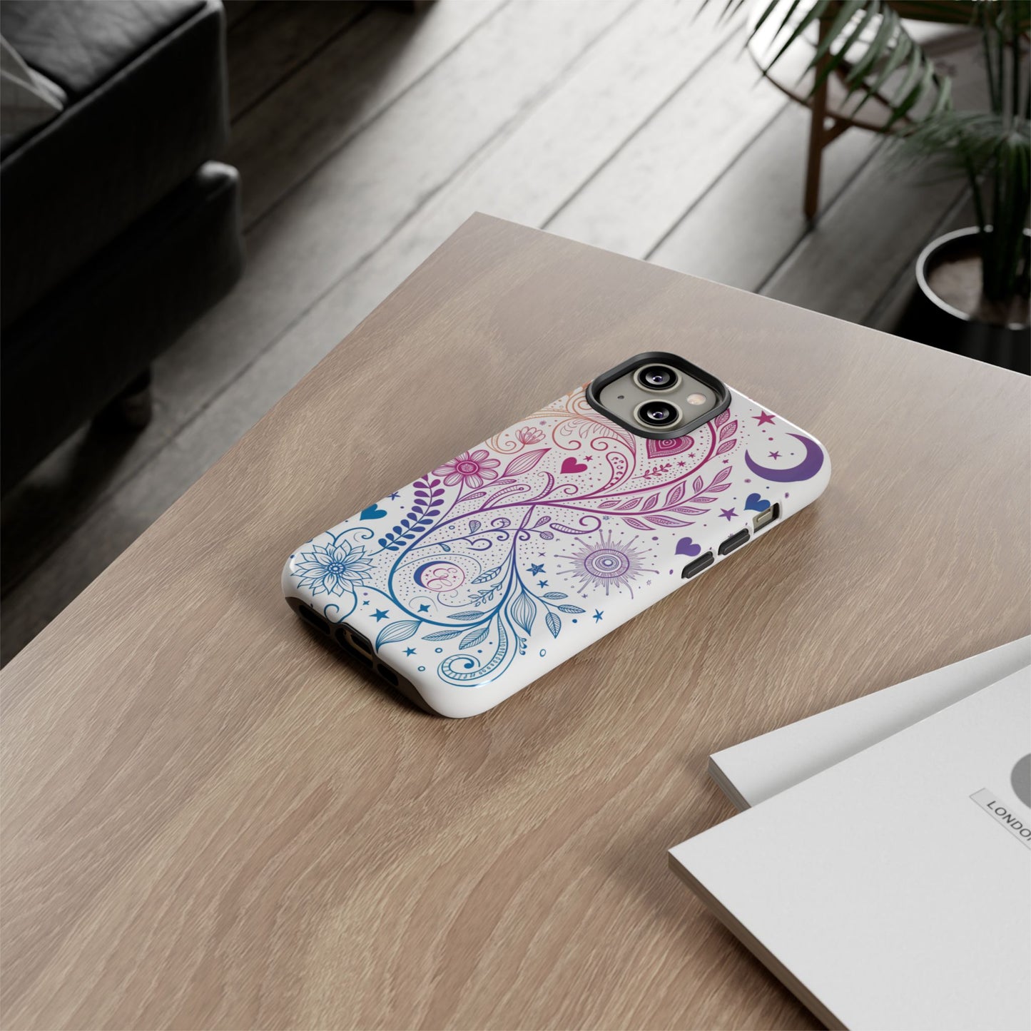 Subtel Bisexual Boho Doodle Tough Phone Case