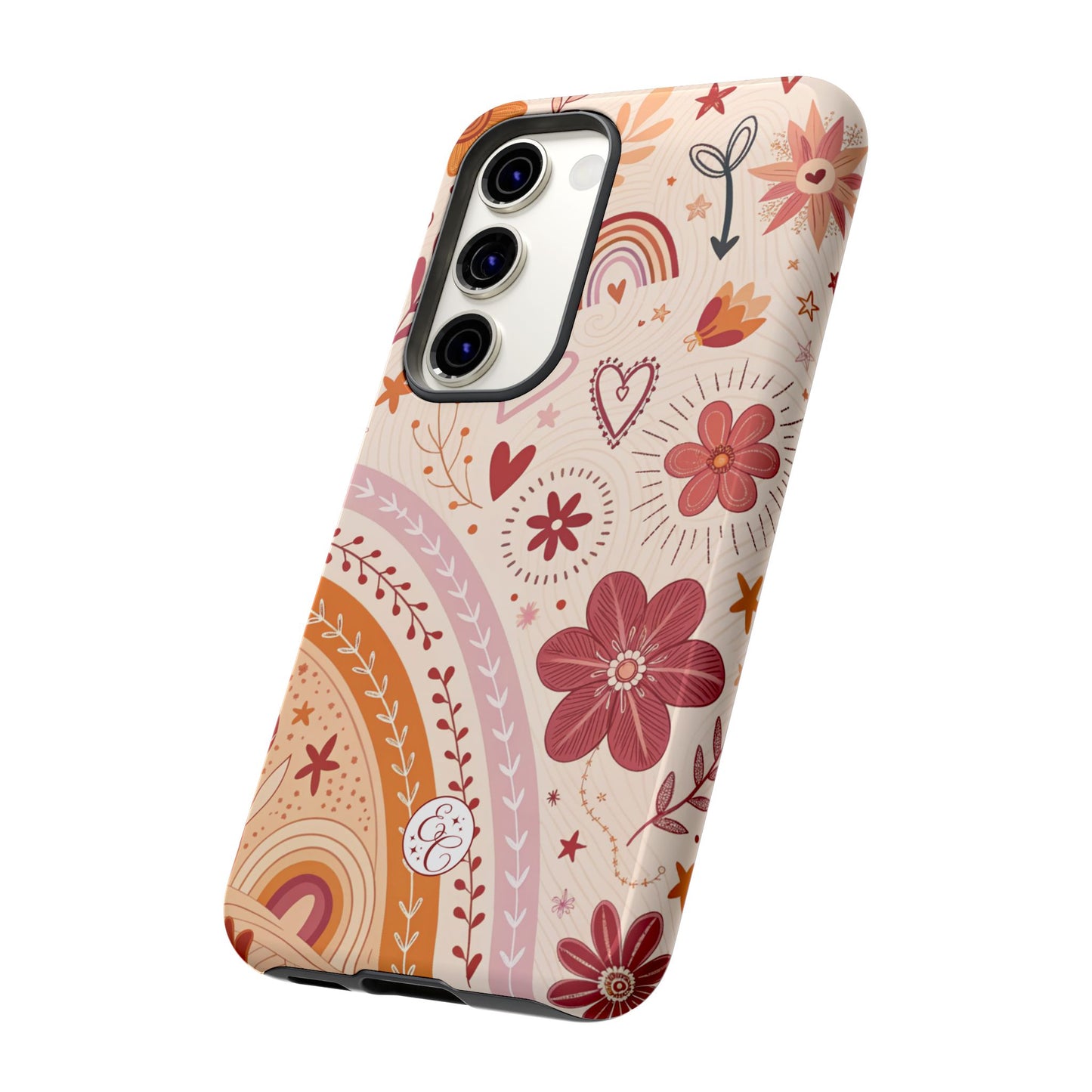 Lesbian Boho Doodle Tough Phone Case