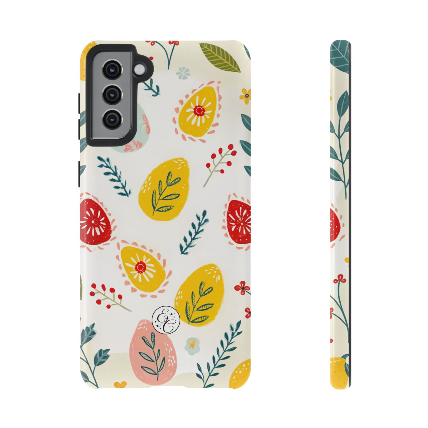 Colorful Easter Egg Pattern Tough Phone Case