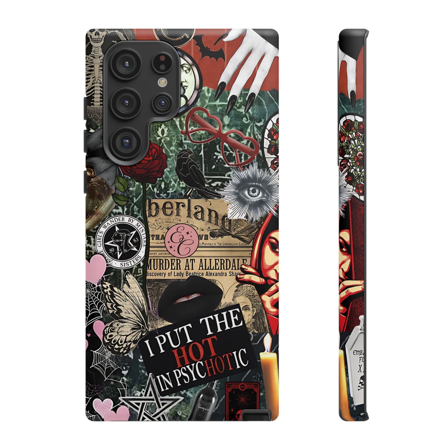 Gothic Collage Tough Phone Case