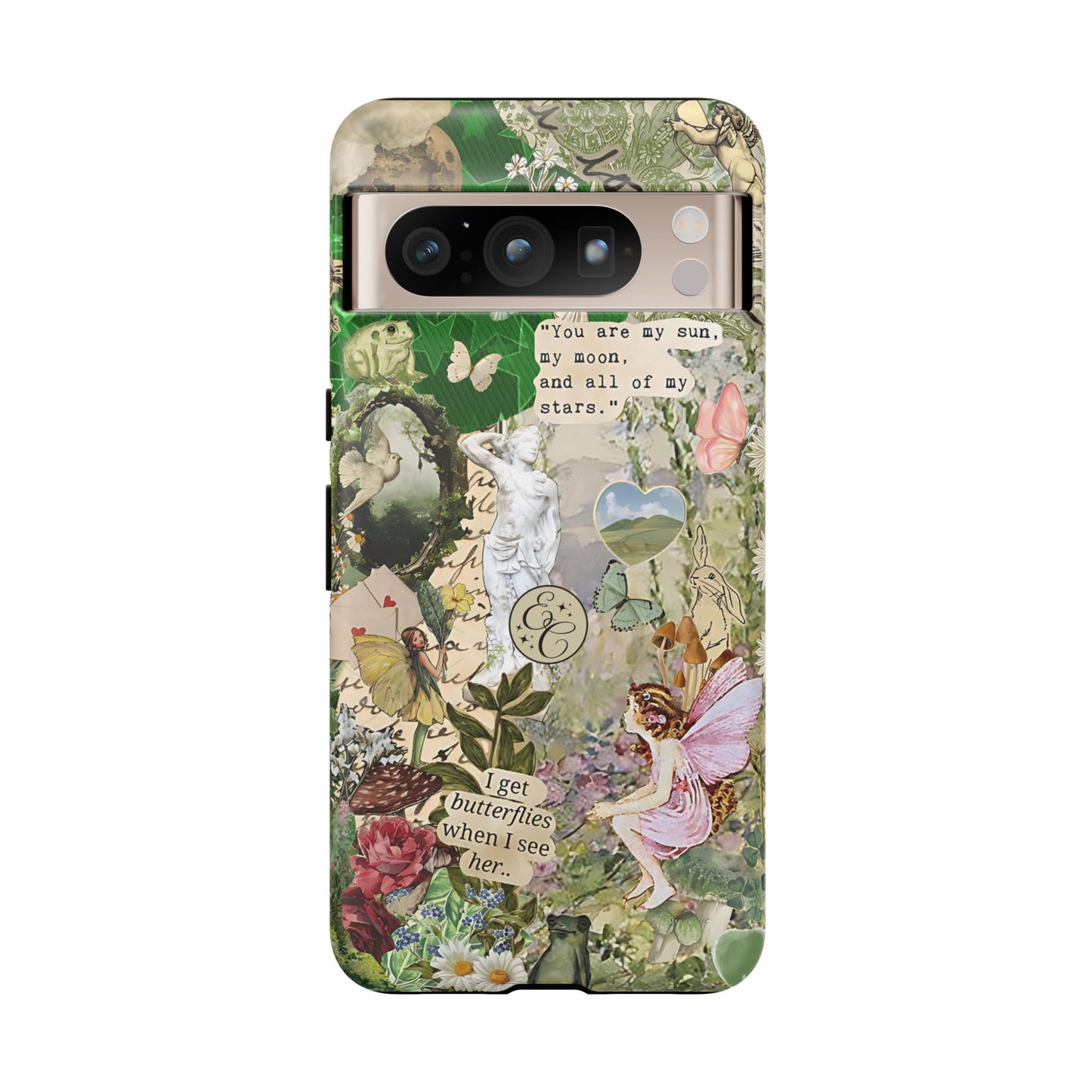 Vintage Botanical Collage Tough Phone Case
