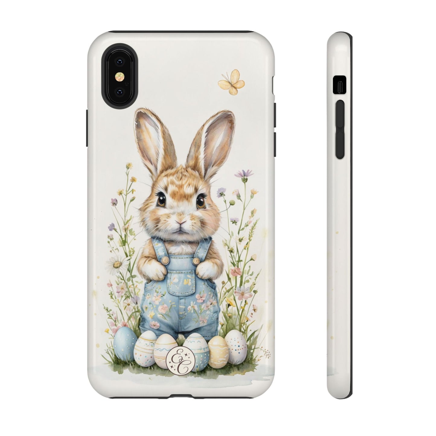 Bunny with Easter Eggs Tough Phone Case