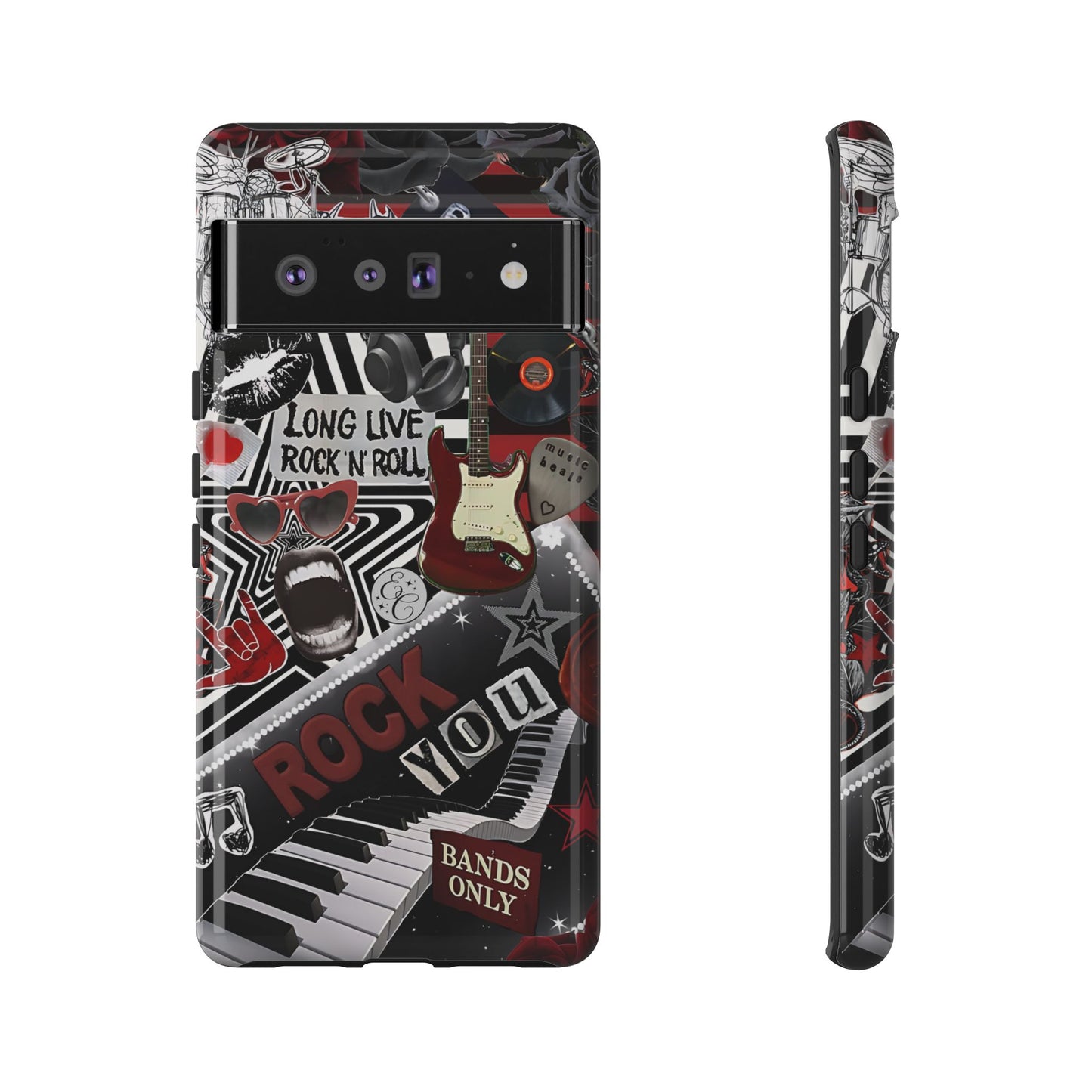 Rock and Roll Collage Tough Phone Case