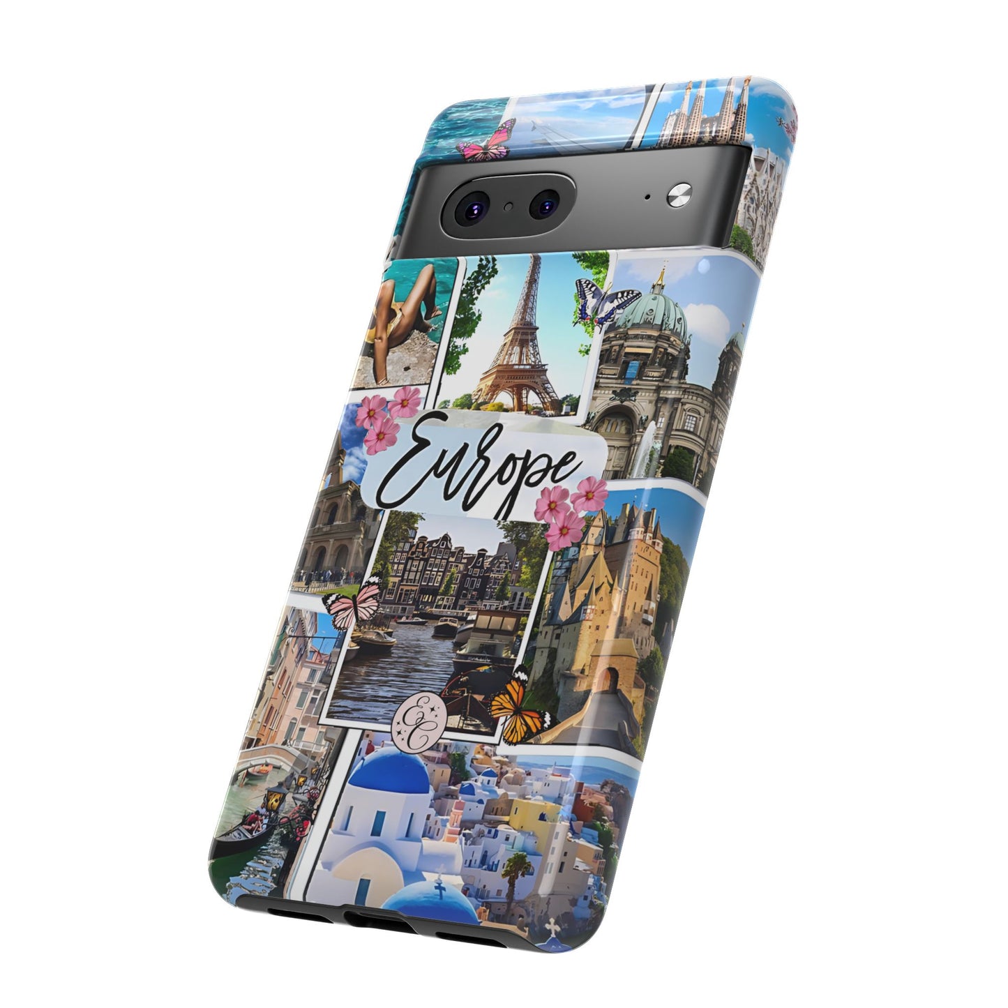 Europe Travel Collage Tough Phone Case