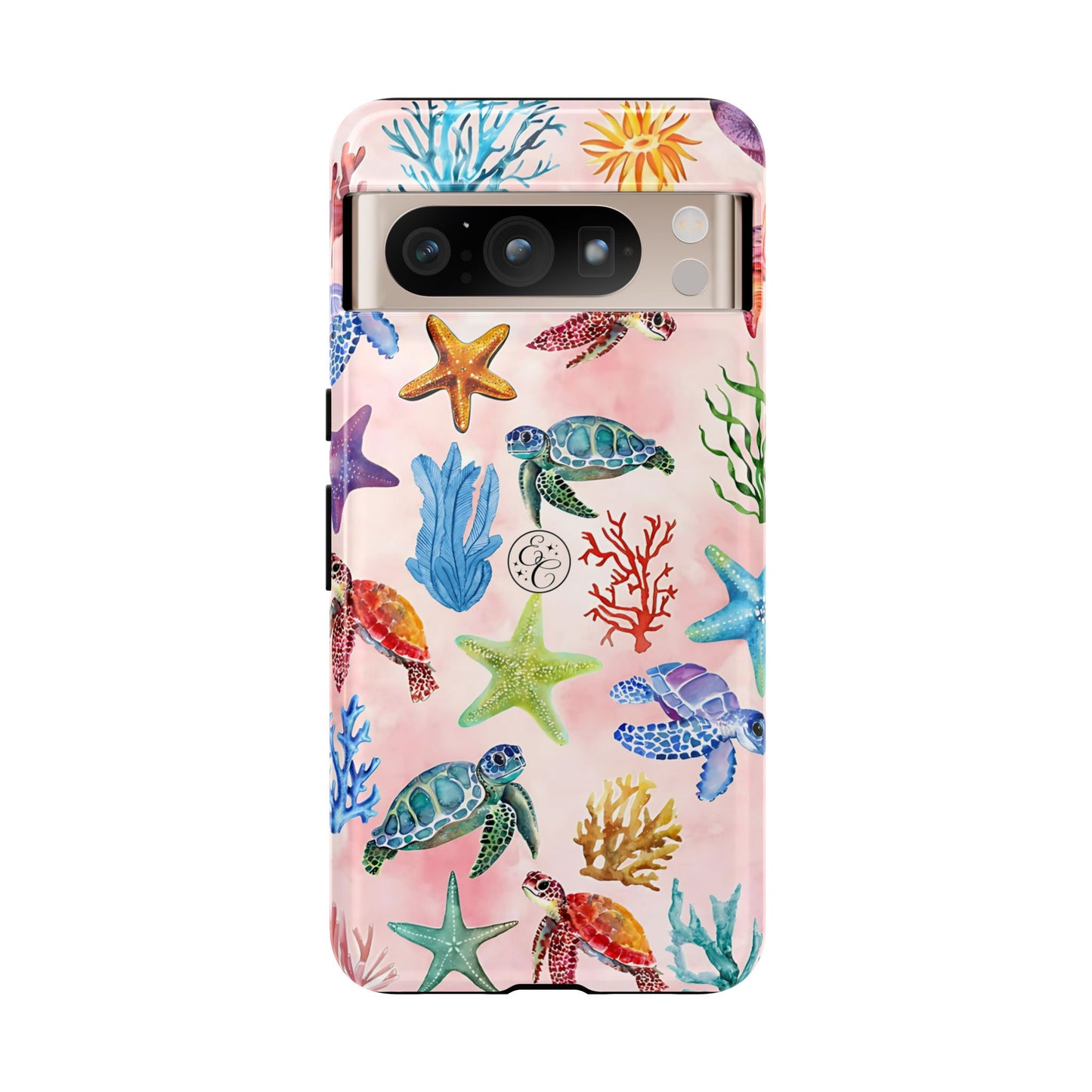 Colorful Marine Life Tough Phone Case