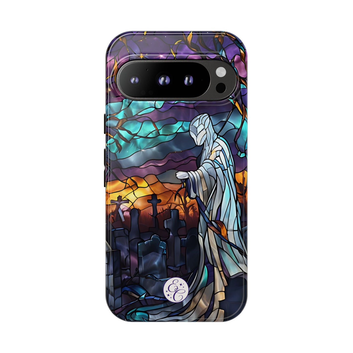 Stained Glass Ghost Tough Phone Case