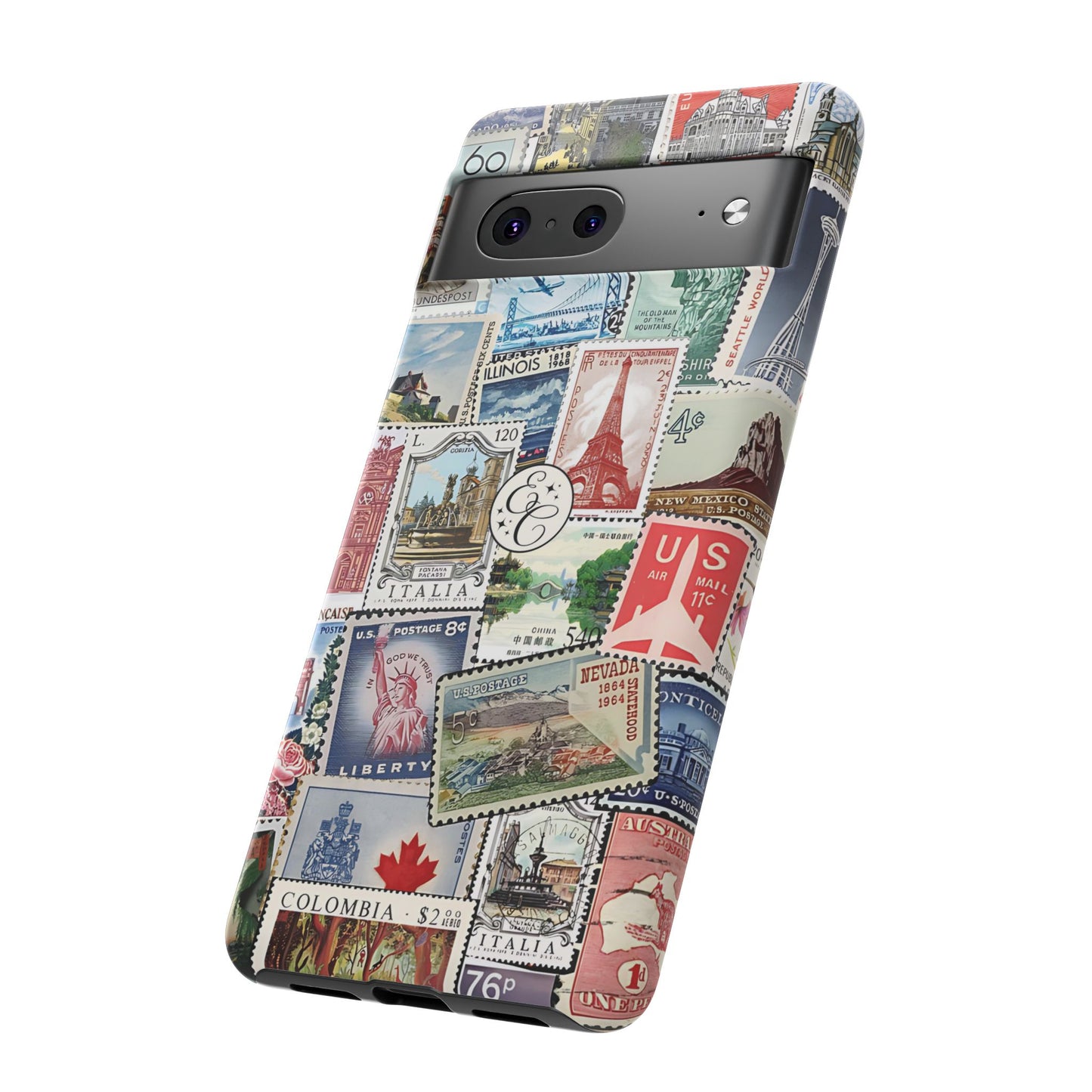 Vintage Stamp Collection Tough Phone Case