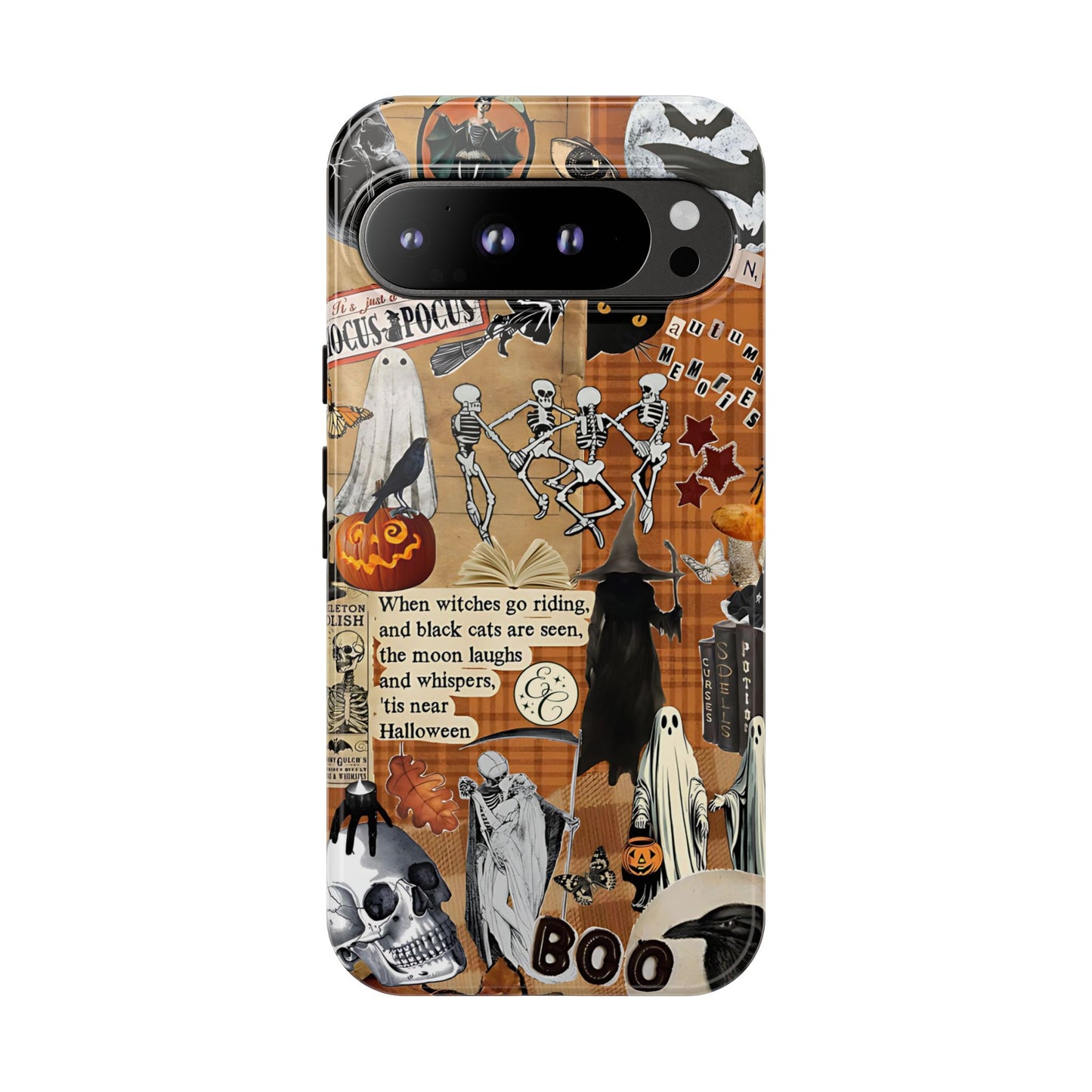 Halloween Spooky Collage Tough Phone Case