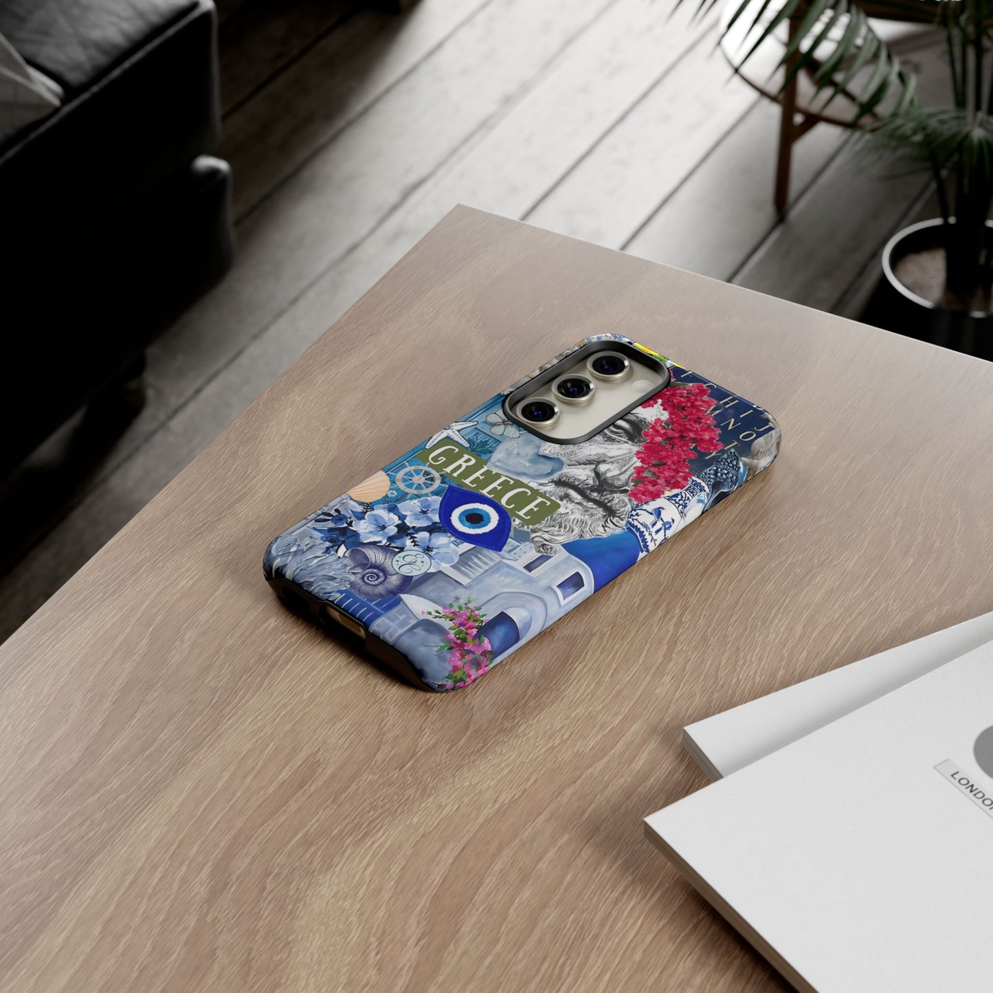 Greek Summer Collage Tough Phone Case