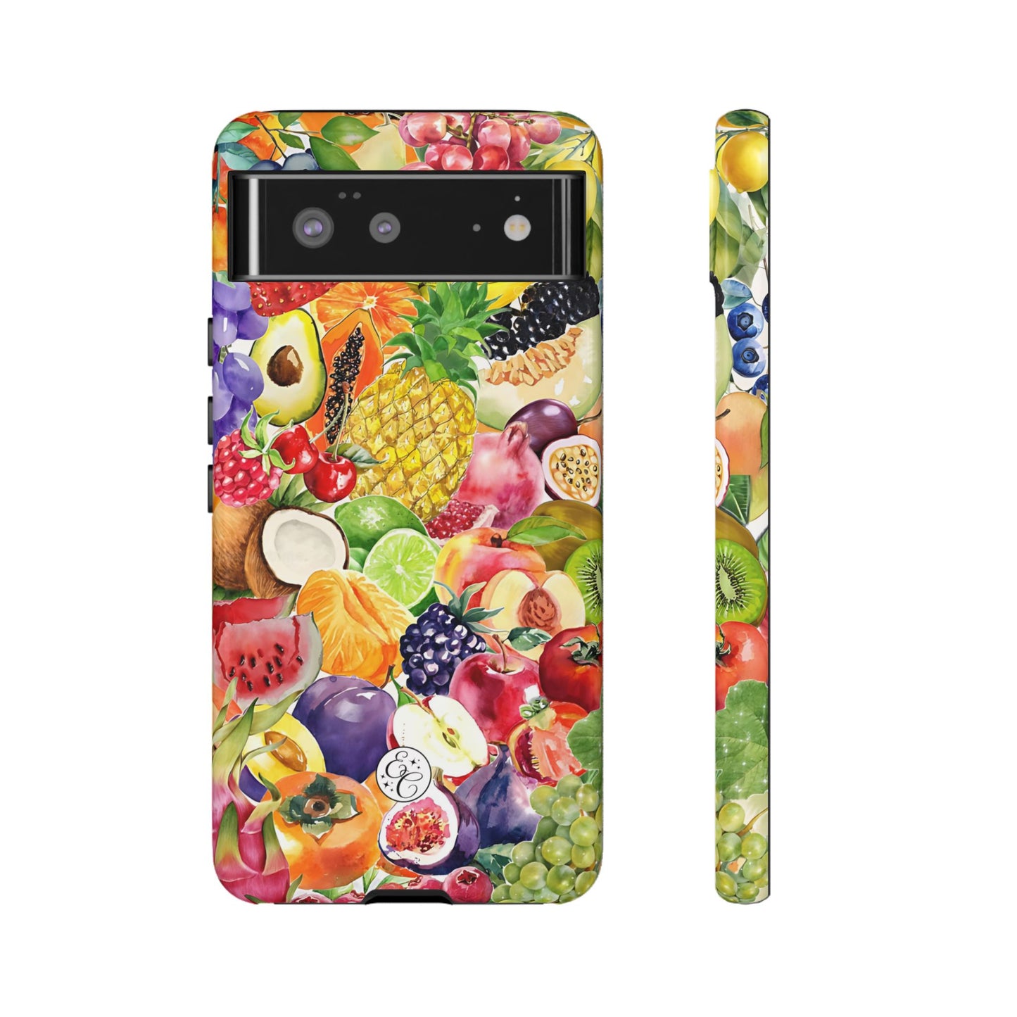 Colorful Fruits Collage Tough Phone Case