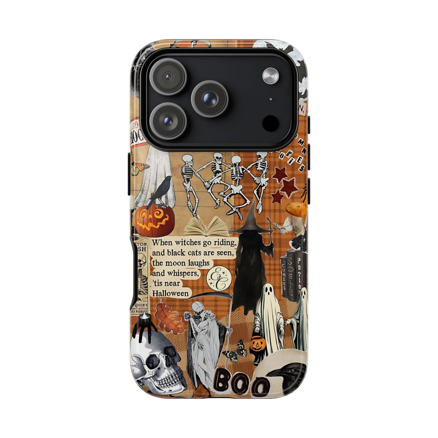 Halloween Spooky Collage Tough Phone Case