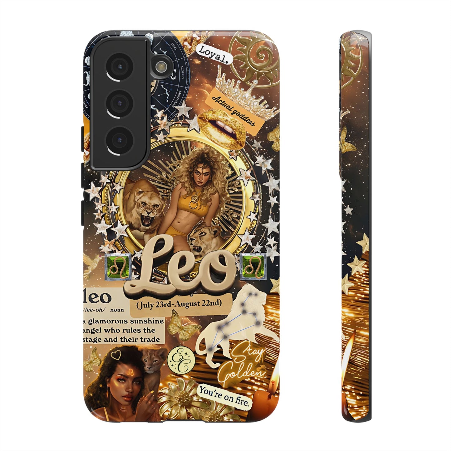 Leo Zodiac Sign Tough Phone Case