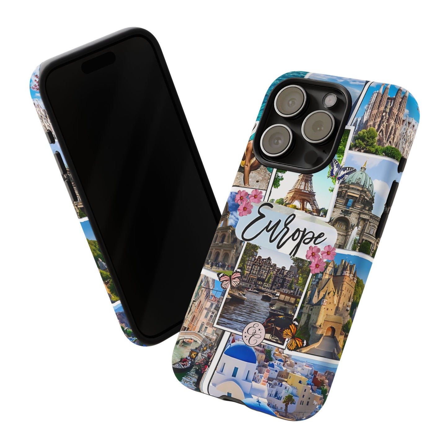 Europe Travel Collage Tough Phone Case