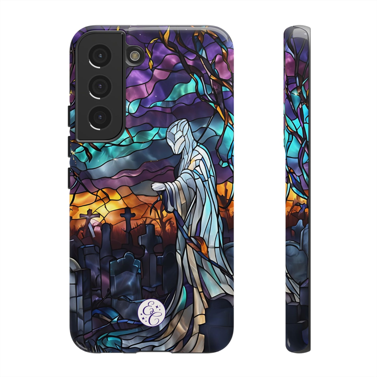 Stained Glass Ghost Tough Phone Case