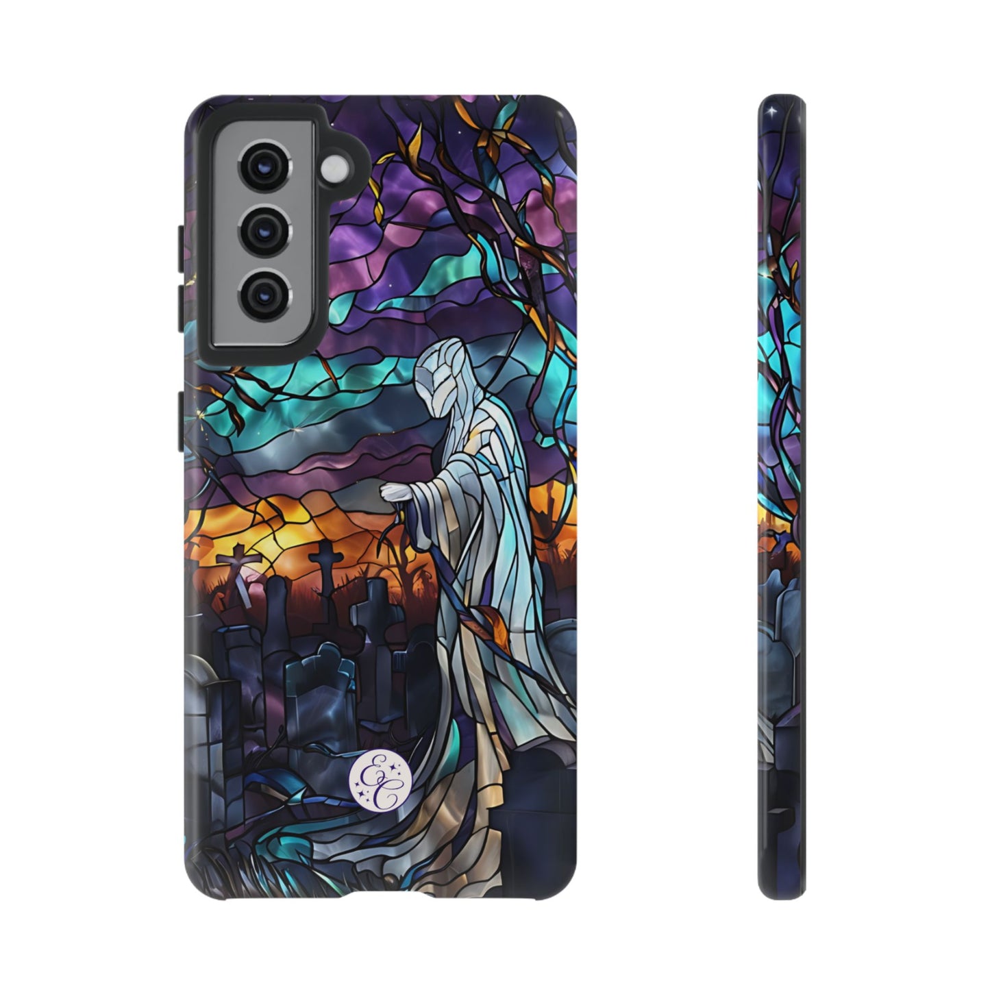 Stained Glass Ghost Tough Phone Case