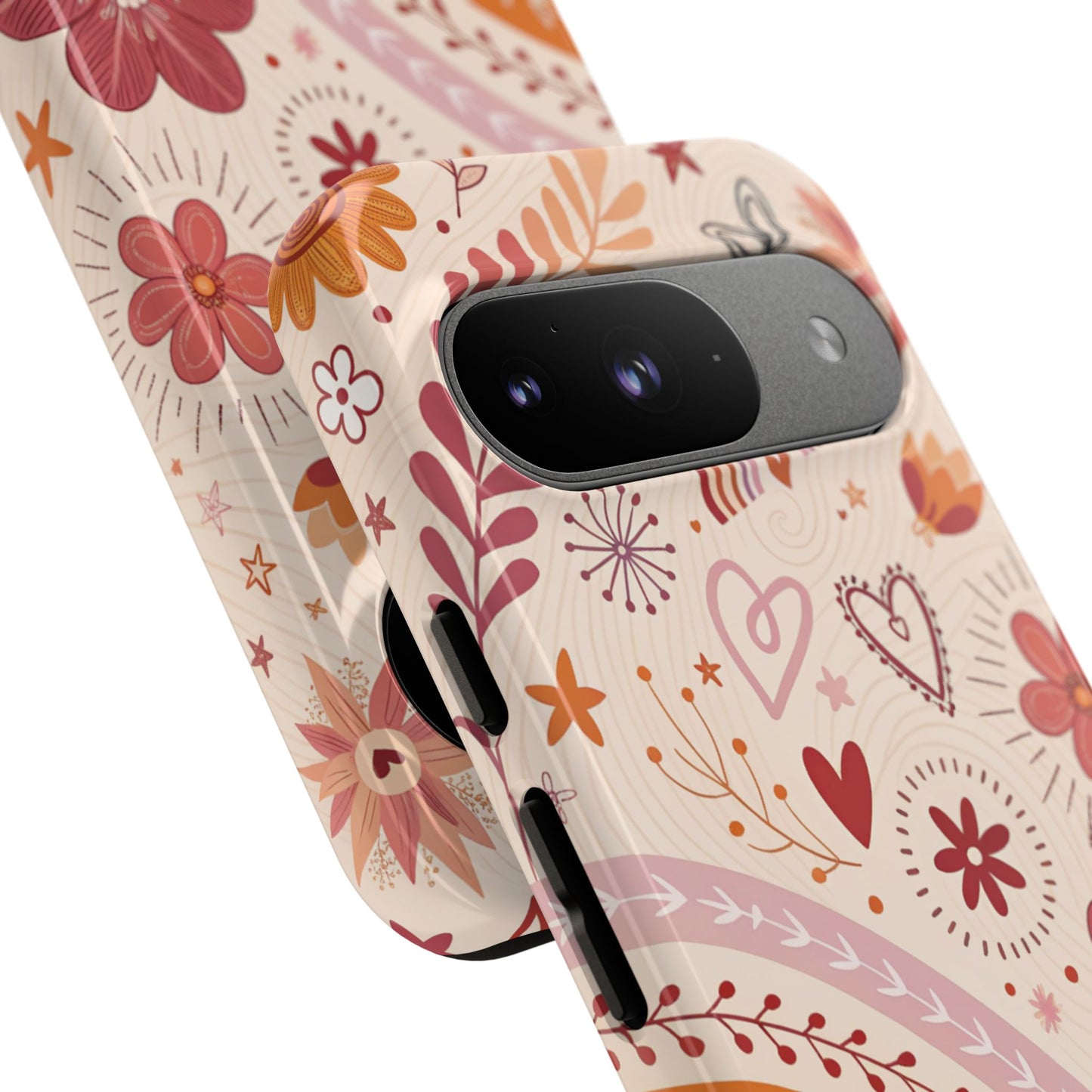 Lesbian Boho Doodle Tough Phone Case
