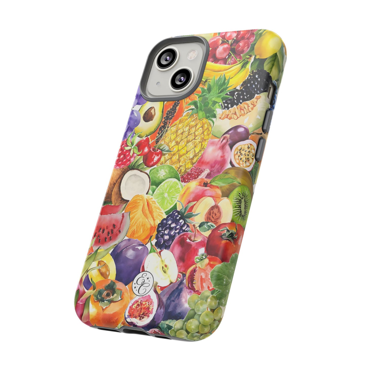 Colorful Fruits Collage Tough Phone Case