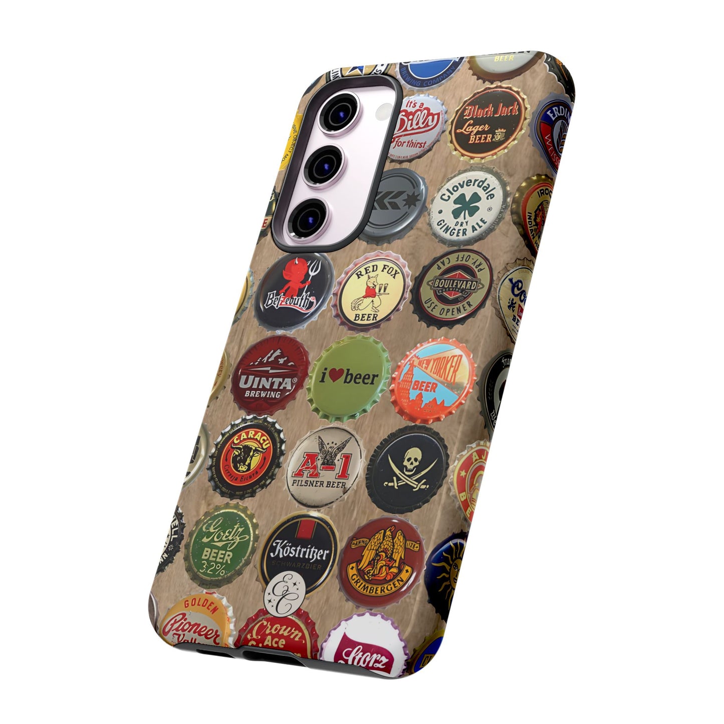 Beer Bottle Caps Tough Phone Case