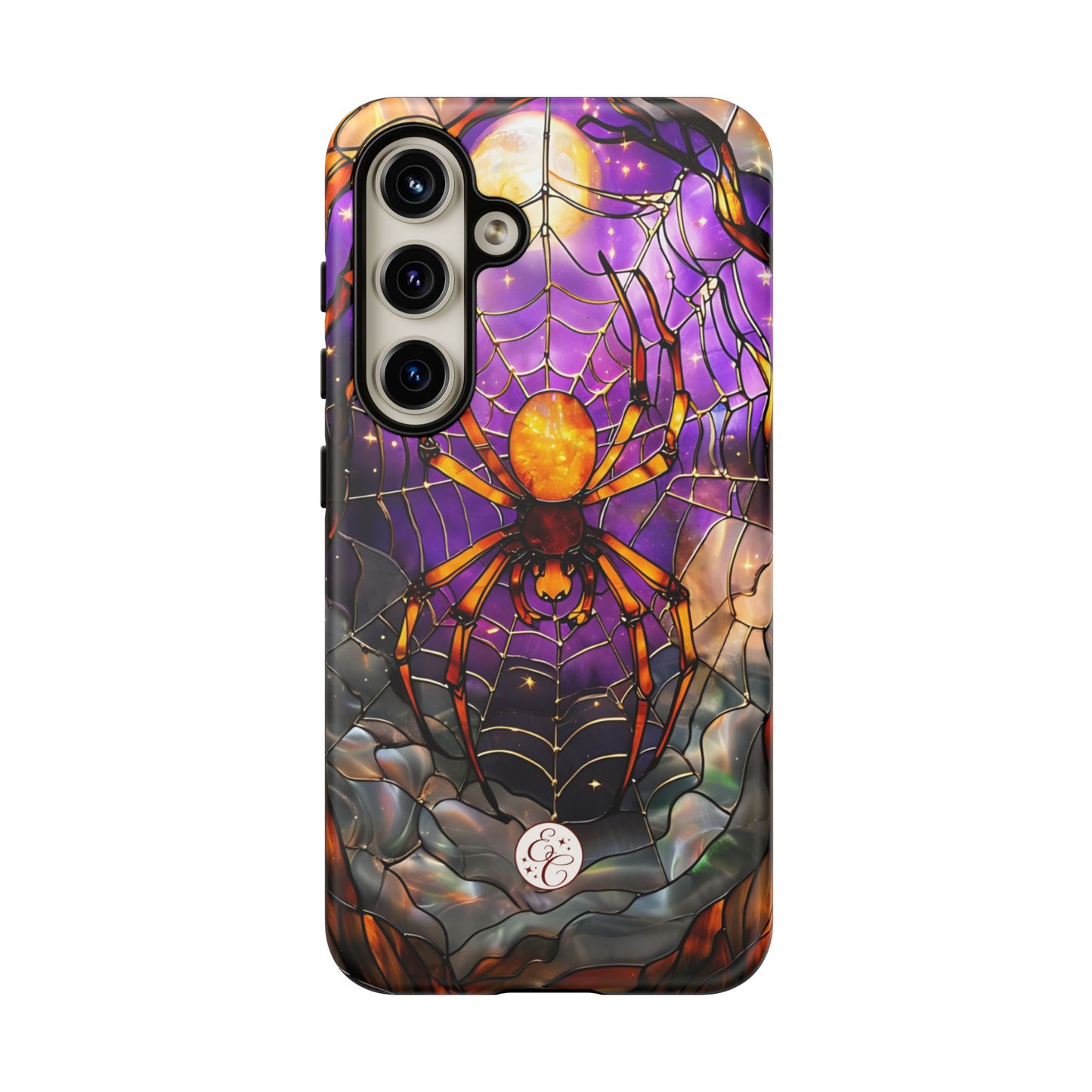 Stained Glass Spider Tough Phone Case
