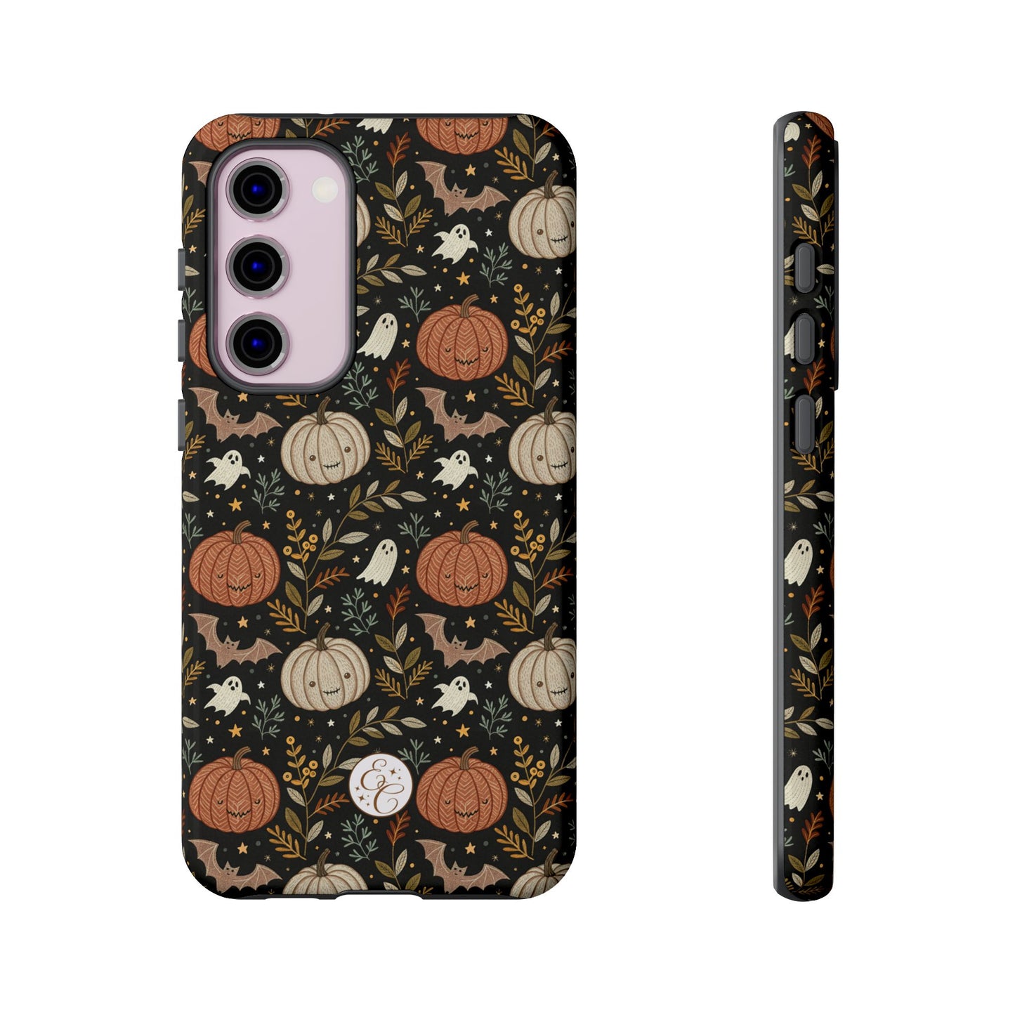 Spooky Halloween Boho Pattern Tough Phone Case