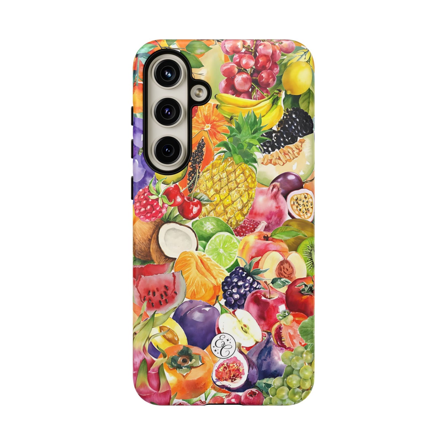 Colorful Fruits Collage Tough Phone Case