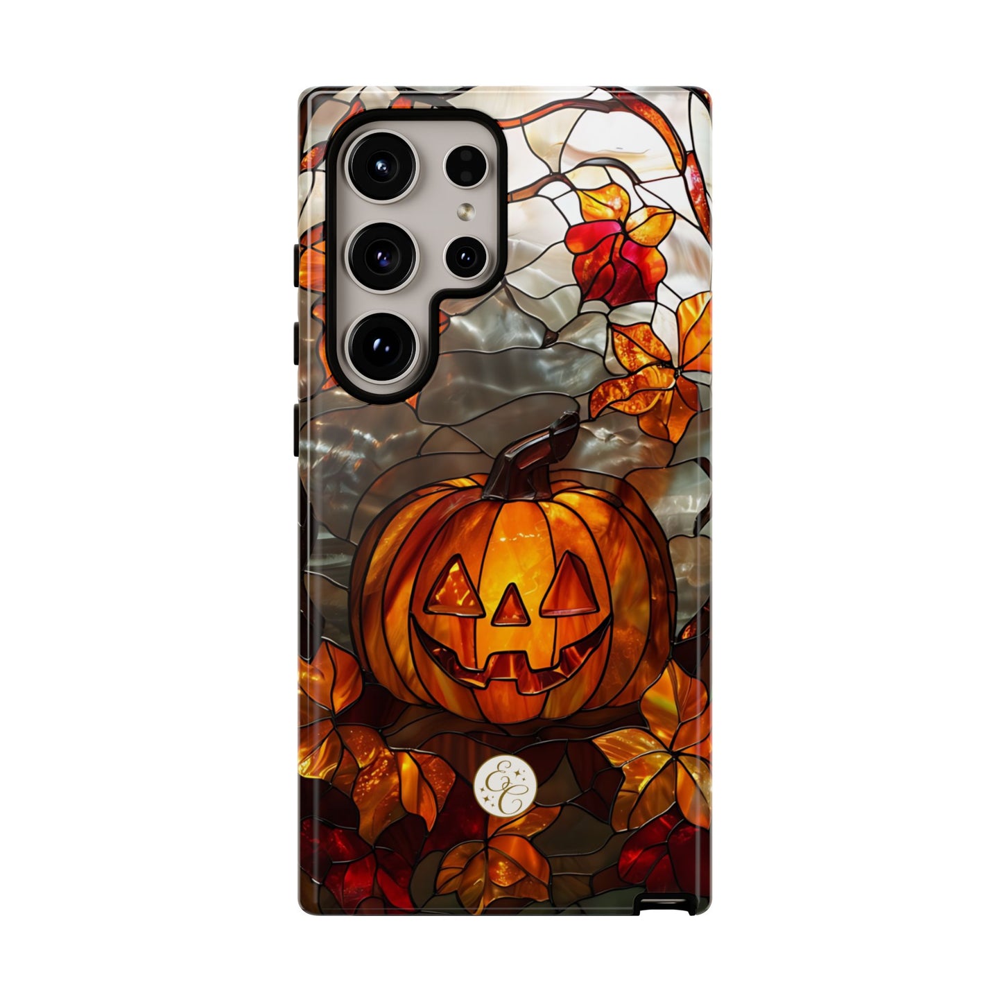 Stained Glass Pumpkin Tough Phone Case