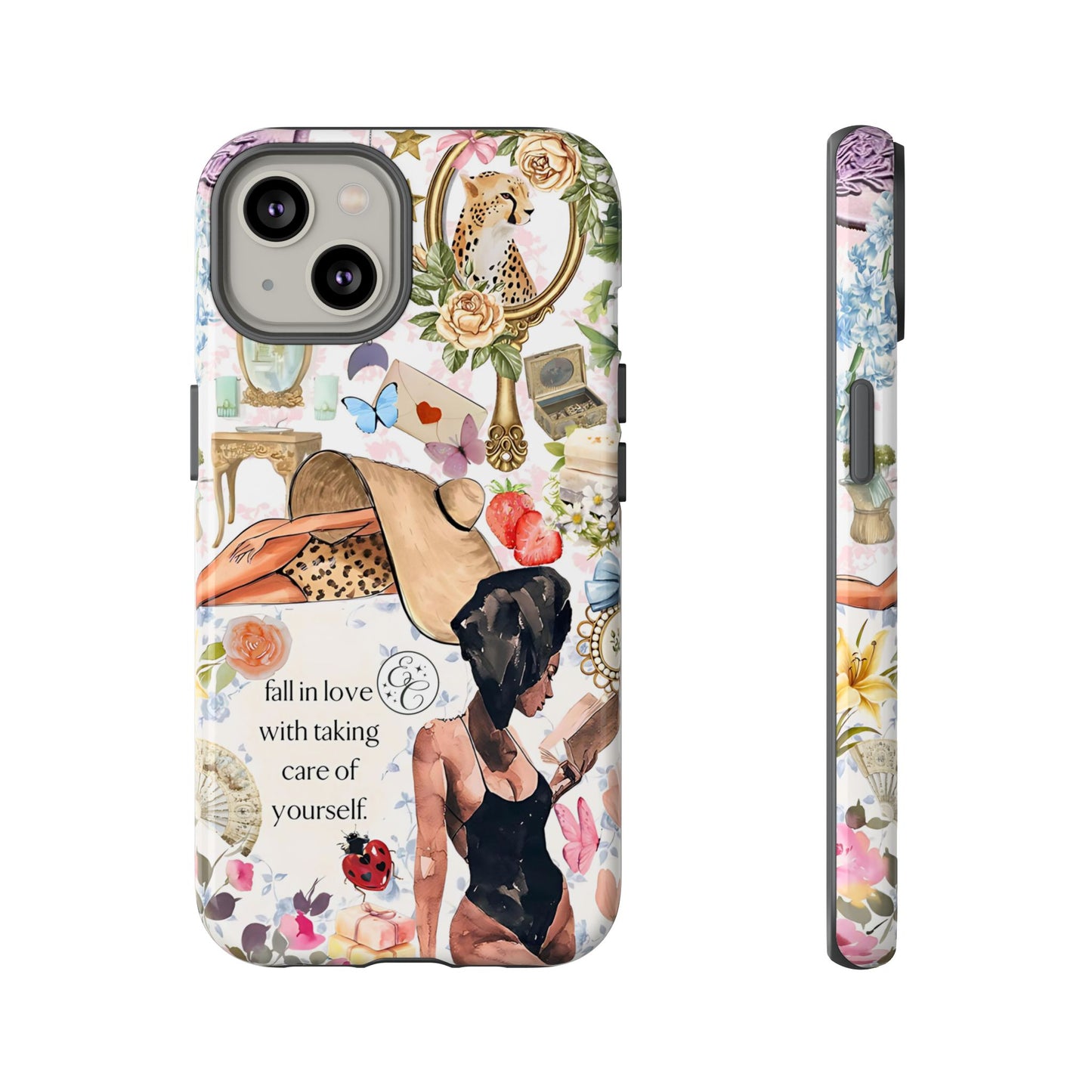 Aesthetic Coquette Collage Tough Phone Case