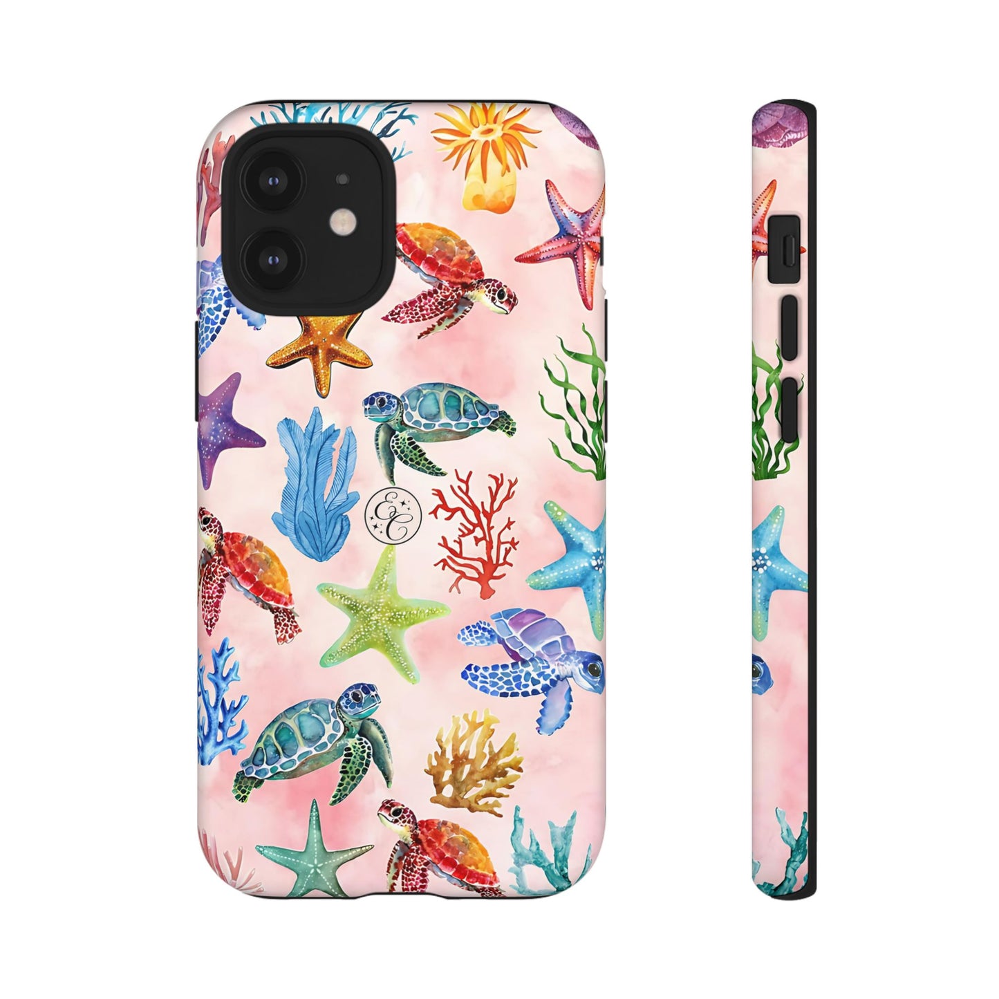Colorful Marine Life Tough Phone Case