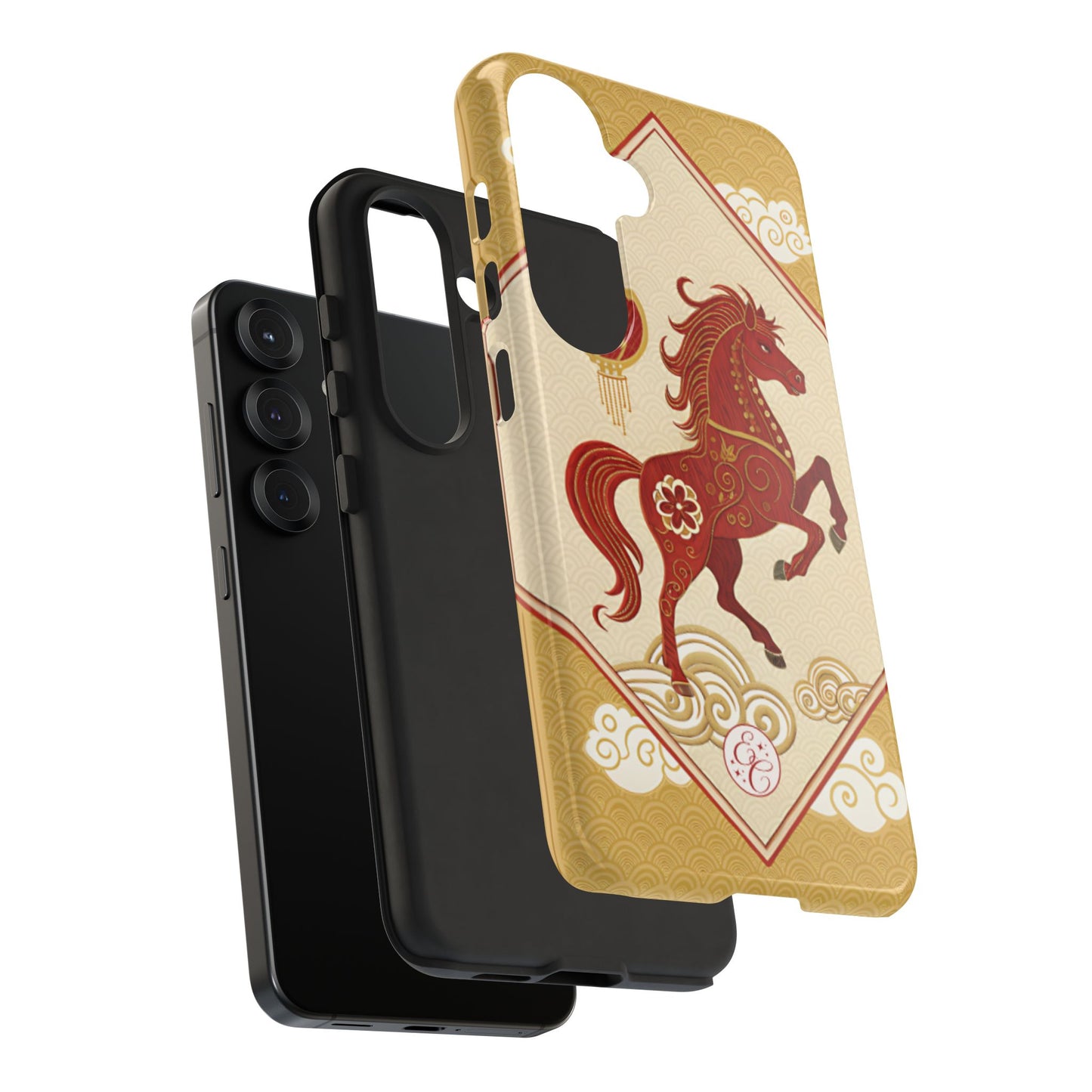 Chinese New Year Lucky Horse Tough Phone Case