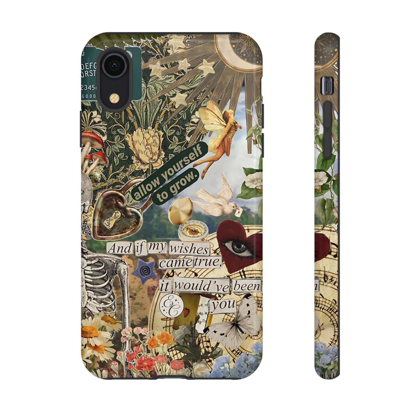 Vintage Cottage Collage Tough Phone Case