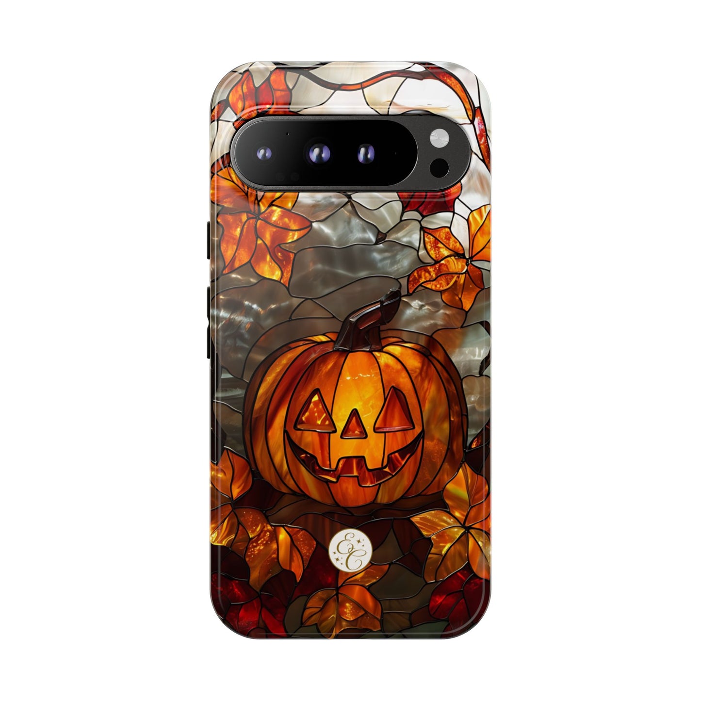 Stained Glass Pumpkin Tough Phone Case