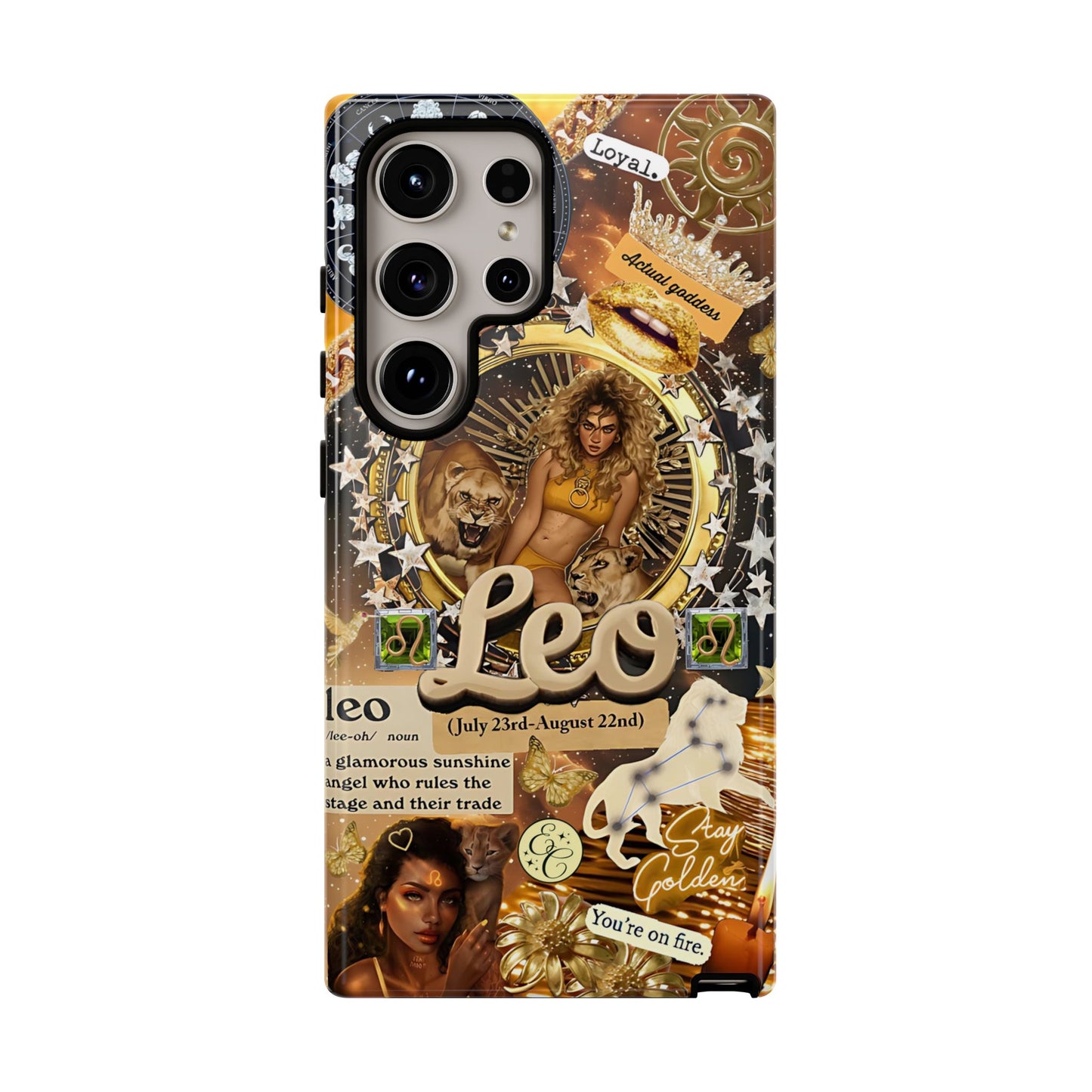 Leo Zodiac Sign Tough Phone Case