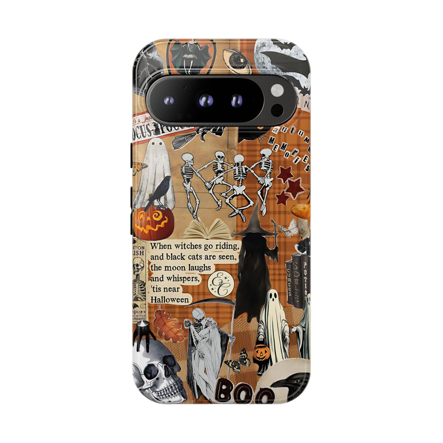 Halloween Spooky Collage Tough Phone Case