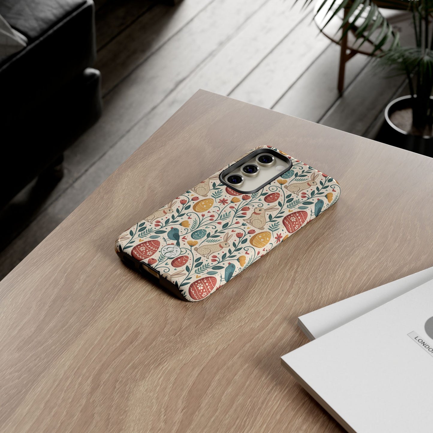 Vintage Easter Pattern Tough Phone Case