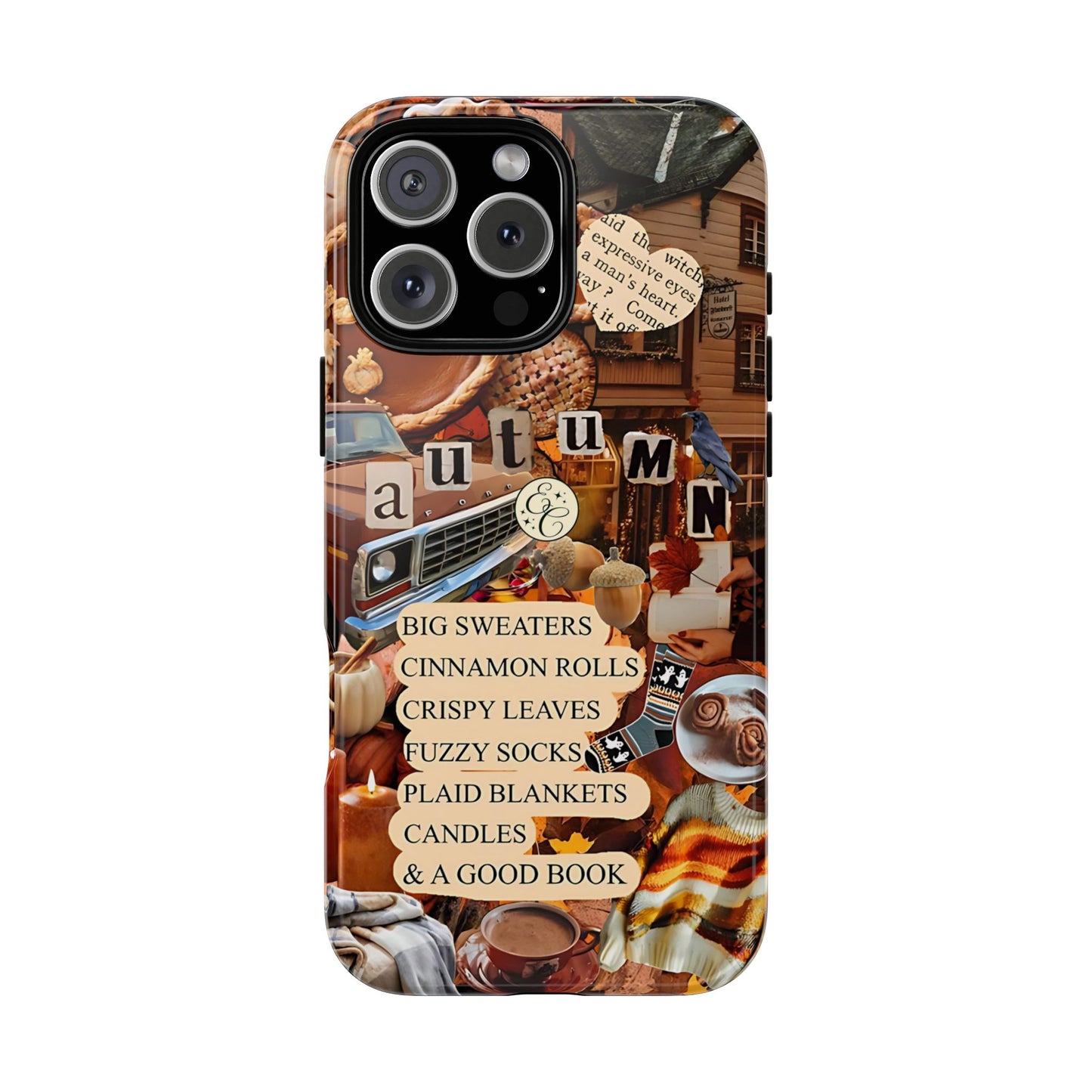 Autumn Aesthetic Collage Tough Phone Case